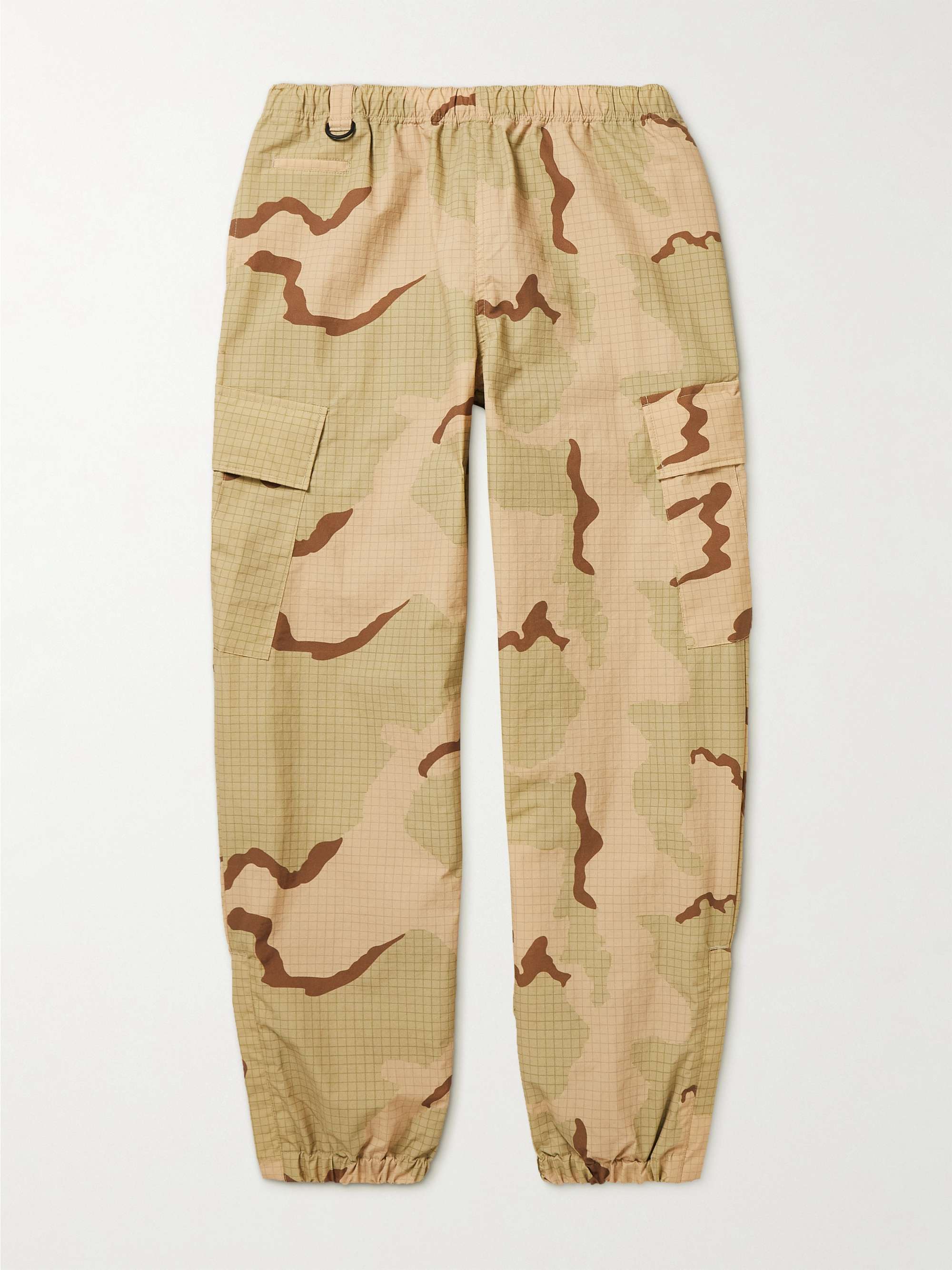 UNDERCOVER Slim-Fit Tapered Camouflage-Print Nylon-Ripstop Cargo Trousers  for Men