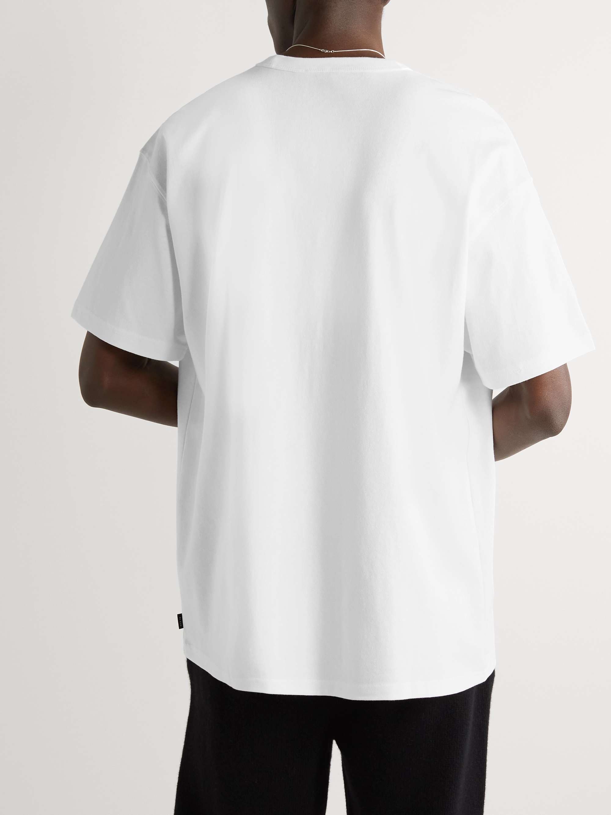 NIKE Logo-Embroidered Cotton-Jersey T-Shirt