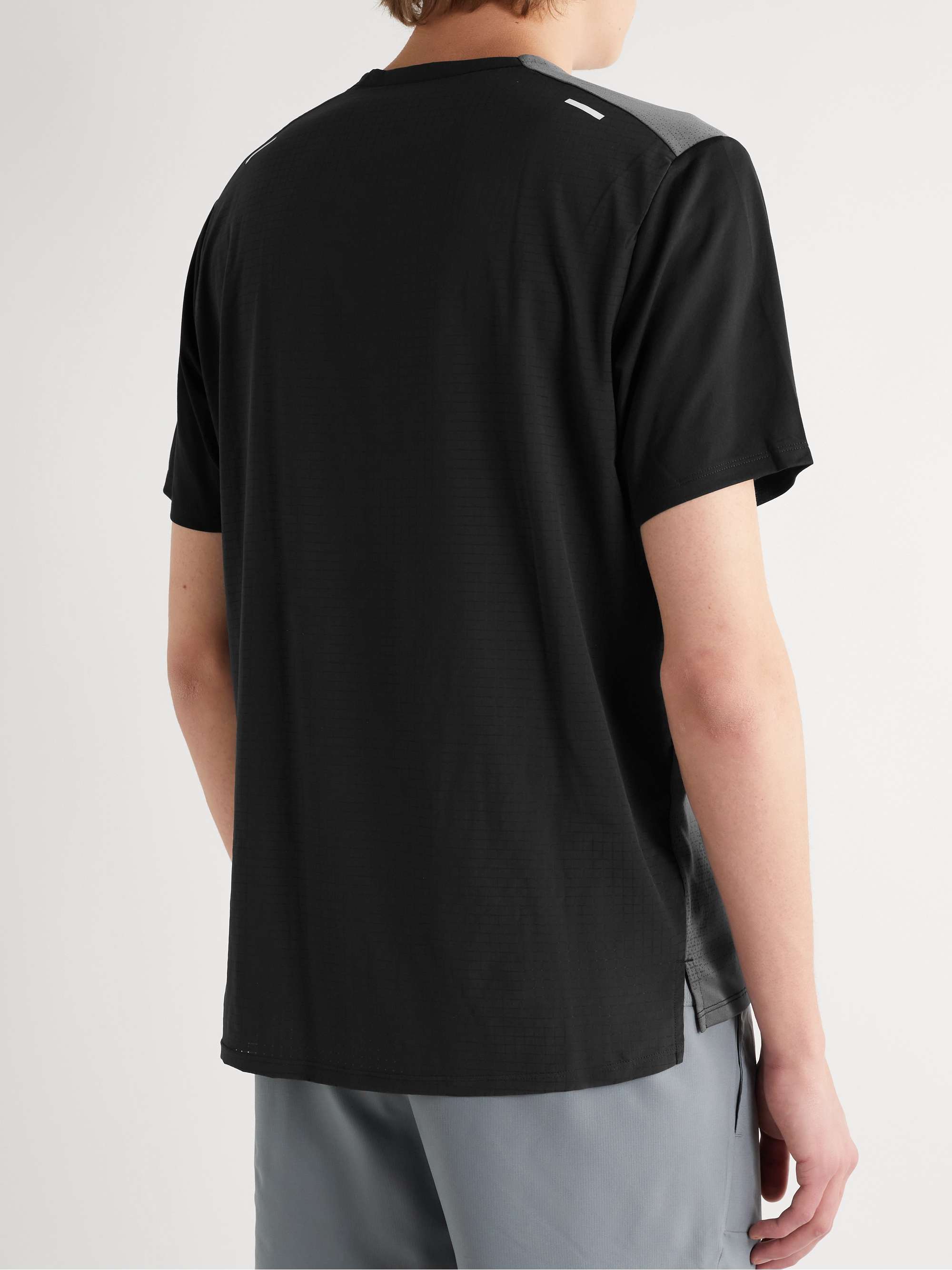 NIKE RUNNING Rise 365 Logo-Print Dri-FIT and Ripstop T-Shirt