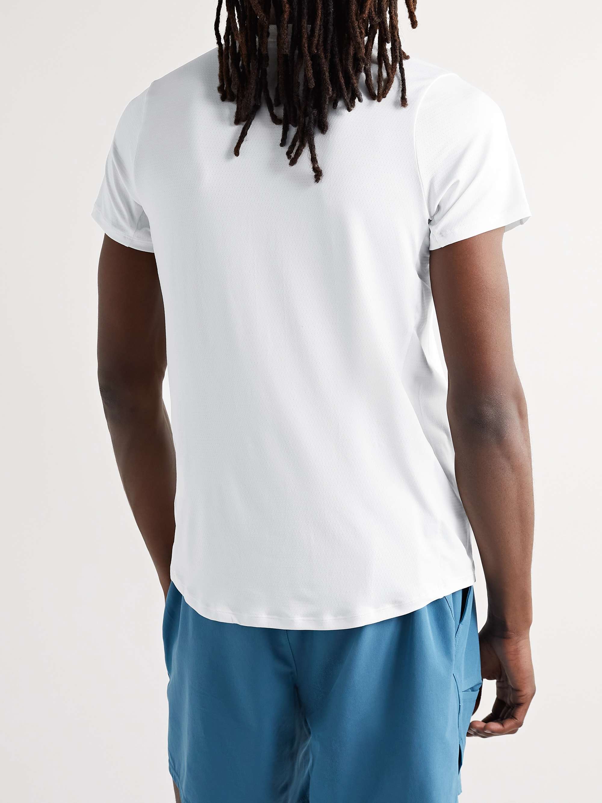 NIKE TENNIS Court Advantage Slim-Fit Logo-Print Recycled Dri-FIT Tennis T-Shirt