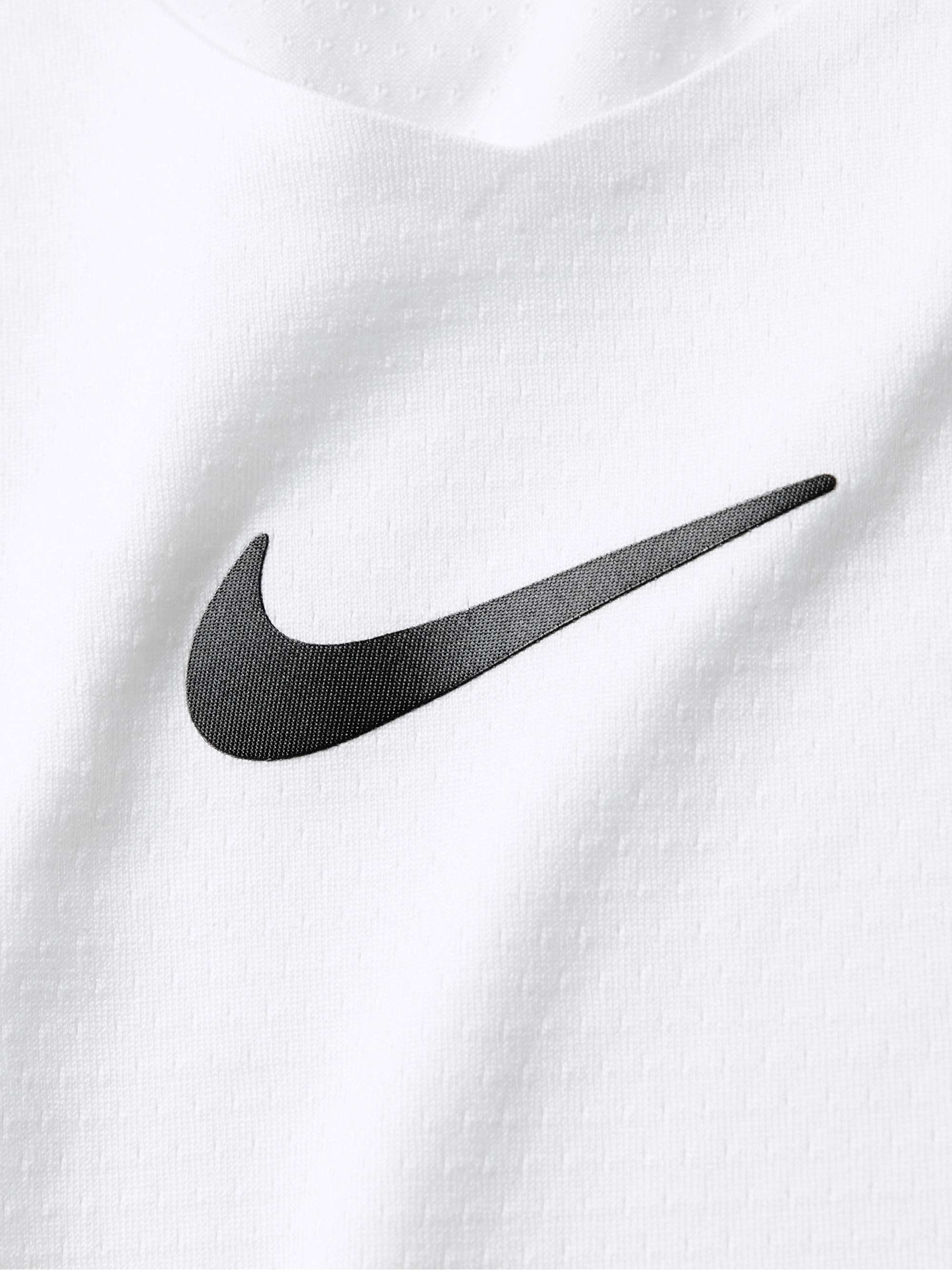 NIKE TENNIS Court Advantage Slim-Fit Logo-Print Recycled Dri-FIT Tennis T-Shirt