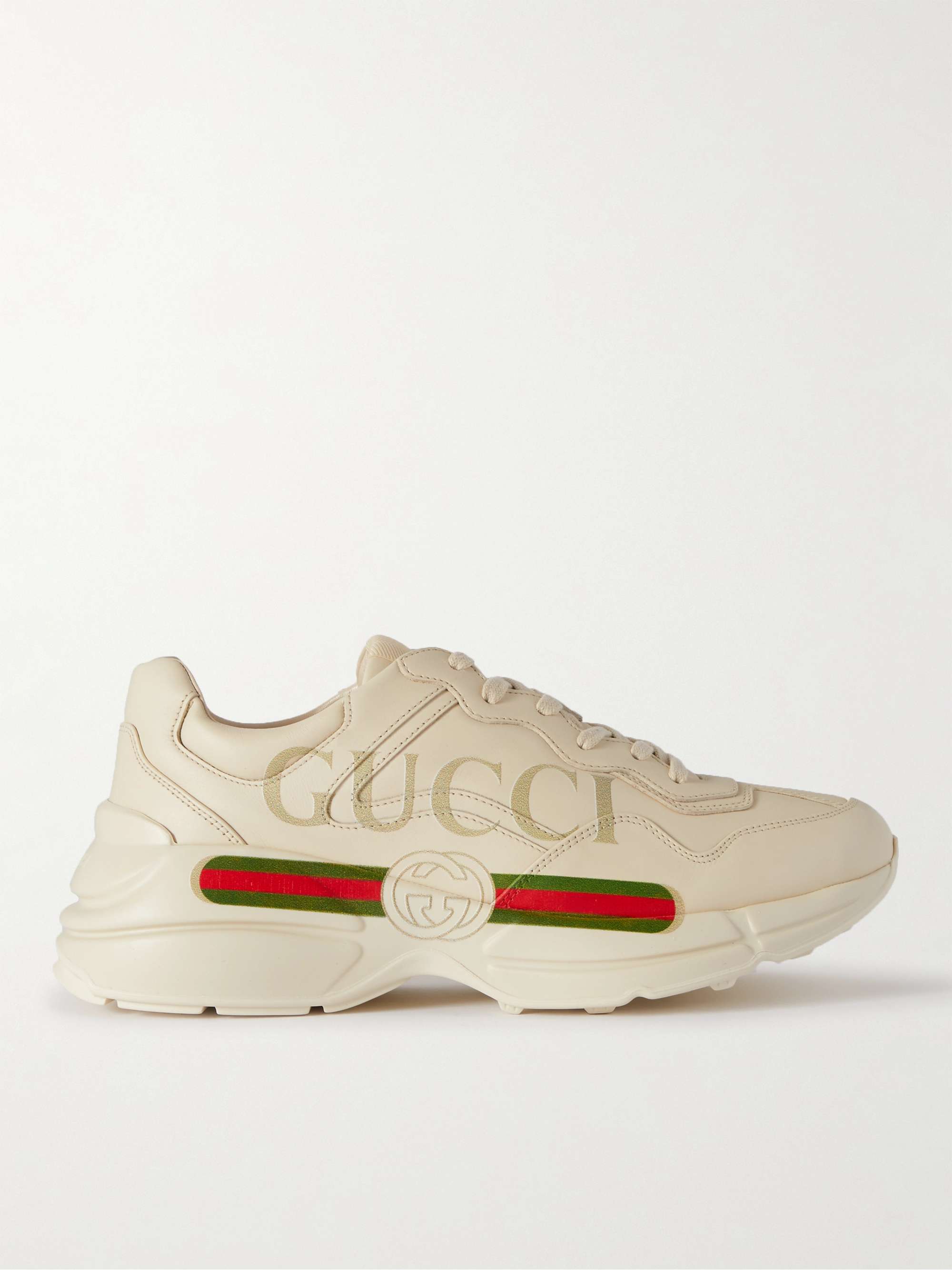 GUCCI Rhyton Leather Sneakers |