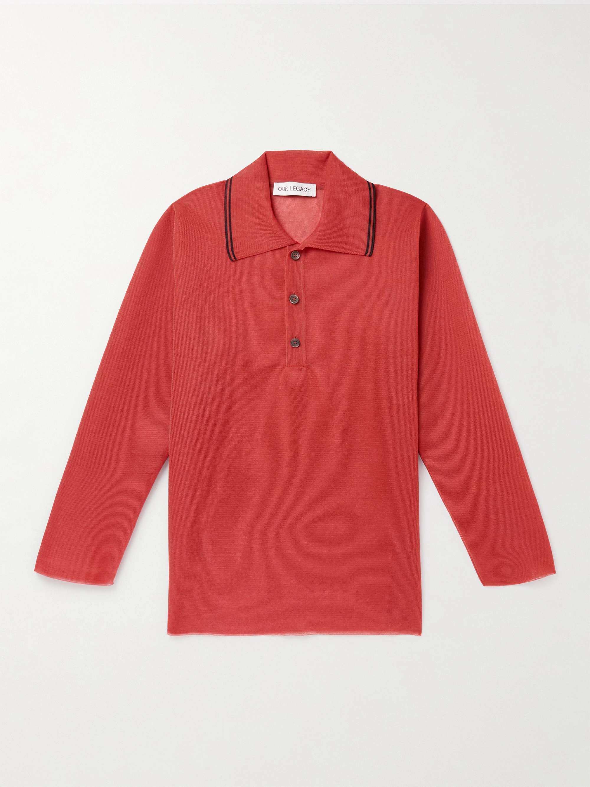OUR LEGACY Jersey Polo Shirt