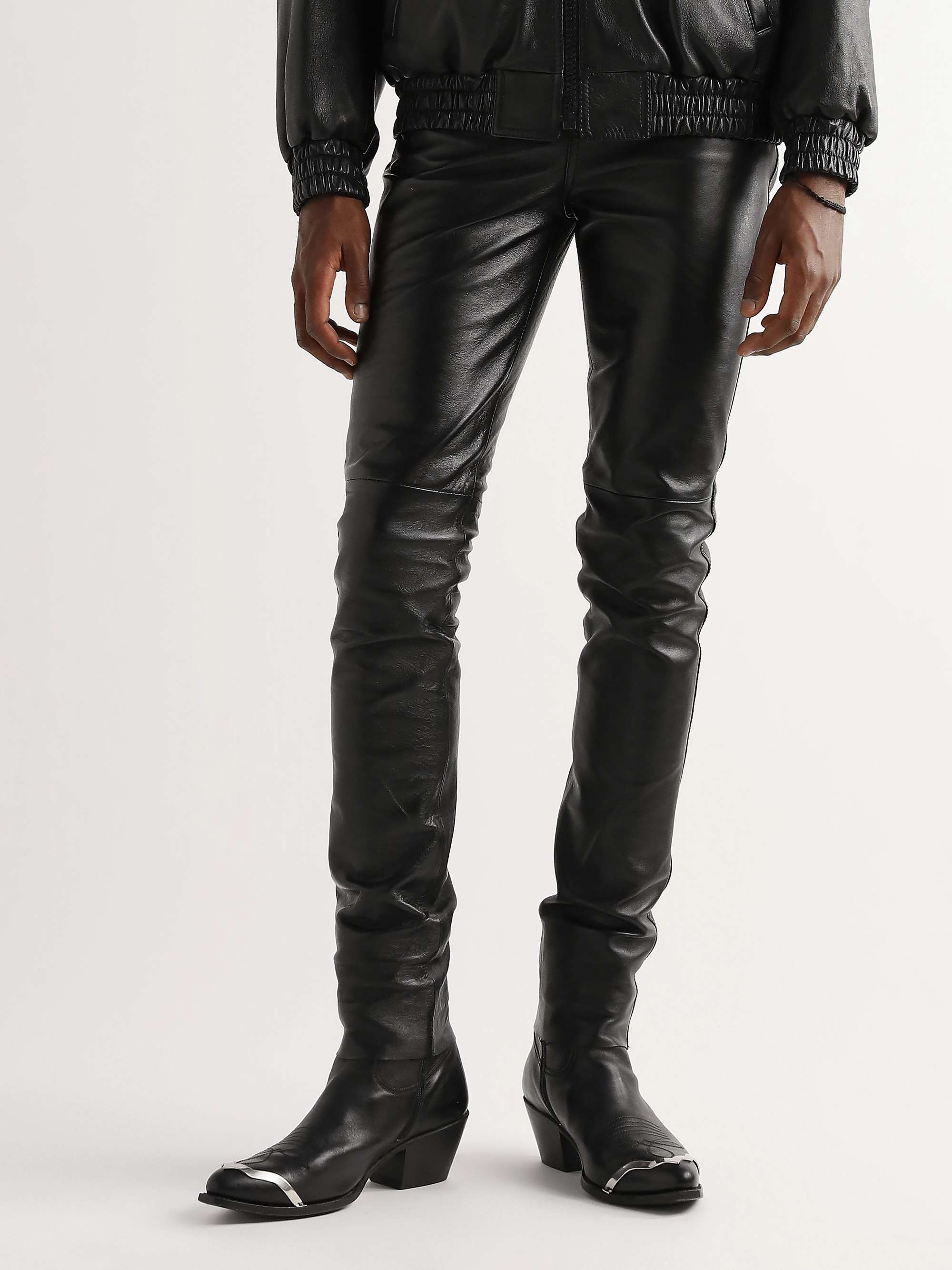 Share 85+ male leather trousers best - in.cdgdbentre