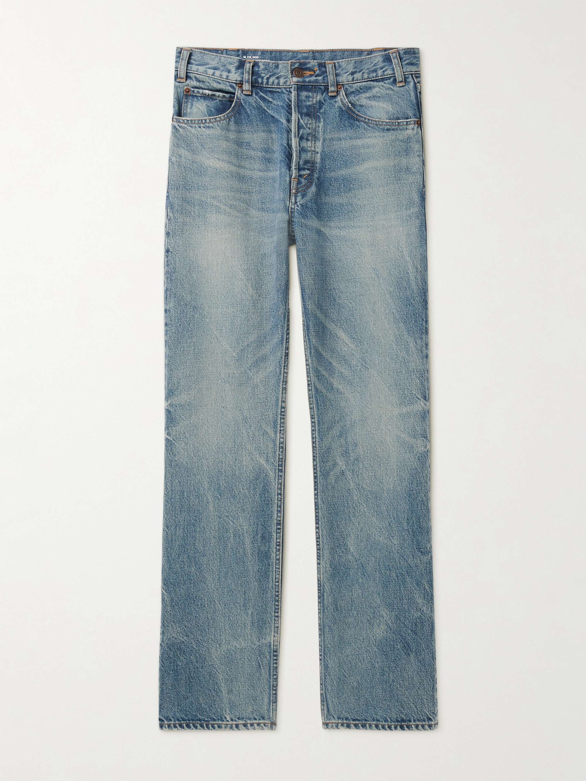 CELINE Kurt Distressed Bleached Jeans 29