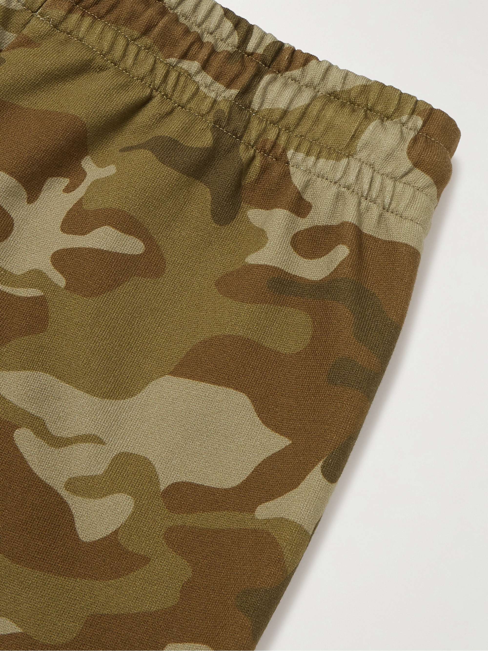 CELINE Slim-Fit Tapered Camouflage-Print Cotton-Jersey Sweatpants