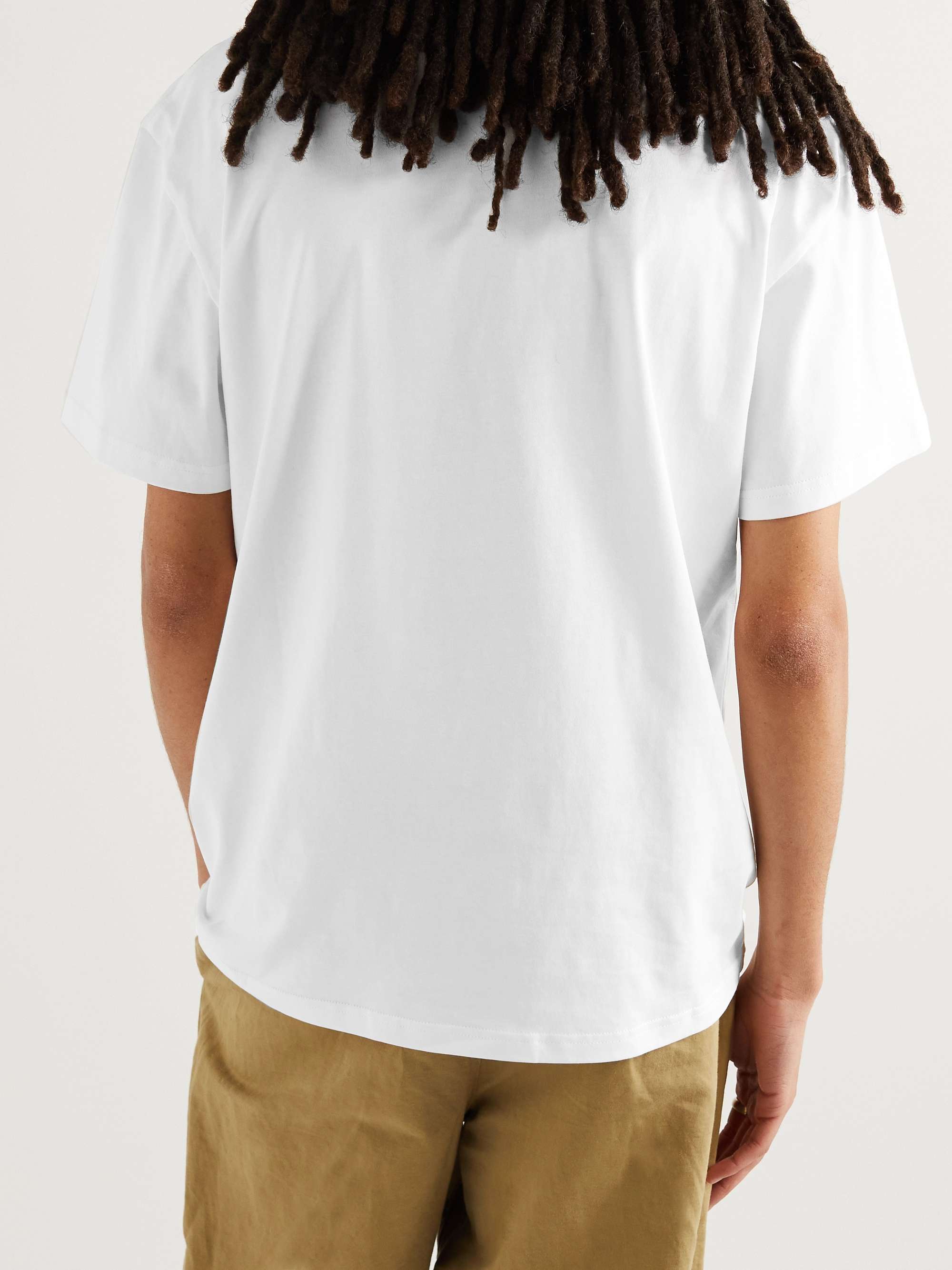 JW ANDERSON Logo-Appliquéd Cotton-Jersey T-Shirt