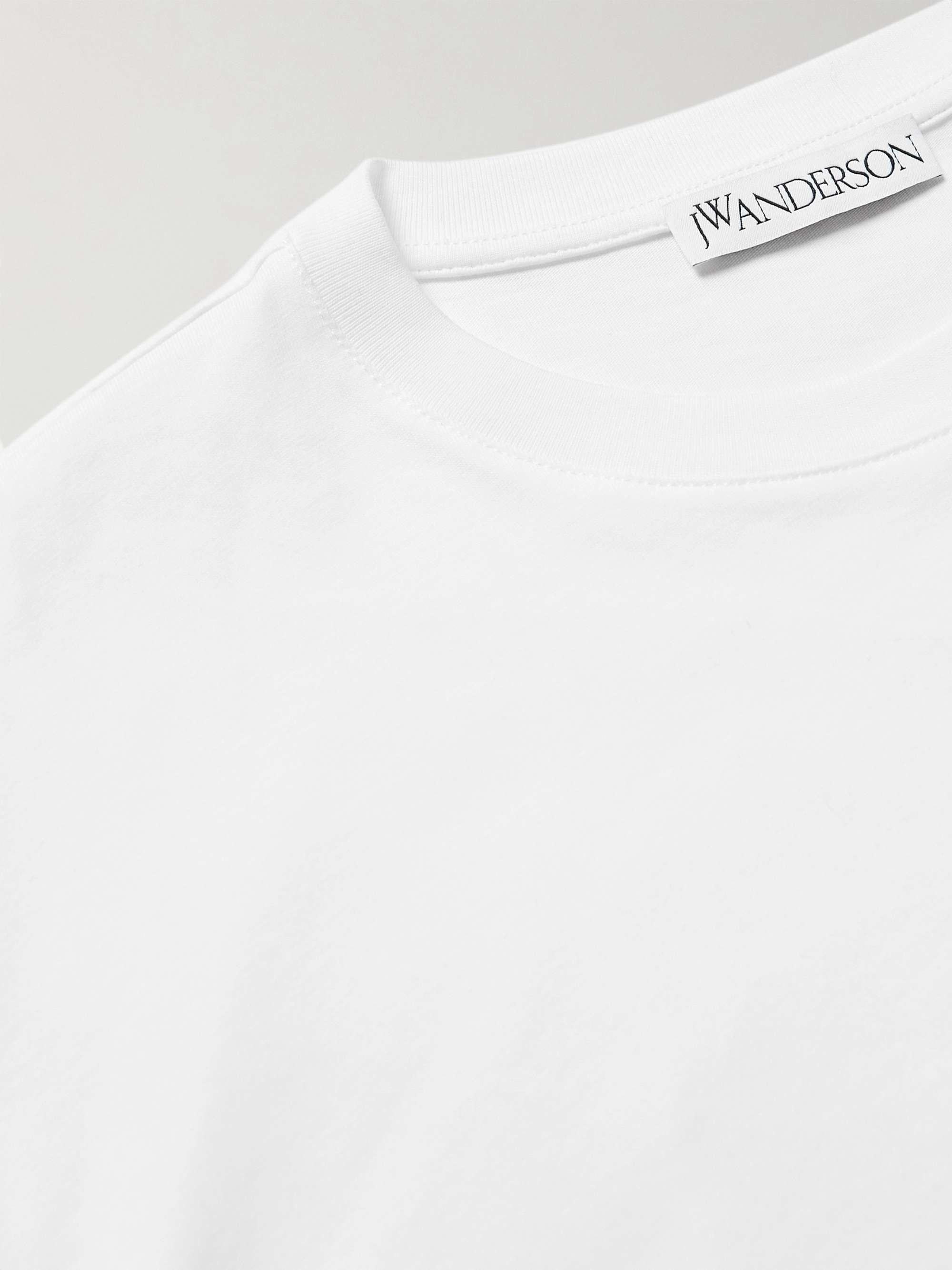 JW ANDERSON Logo-Appliquéd Cotton-Jersey T-Shirt