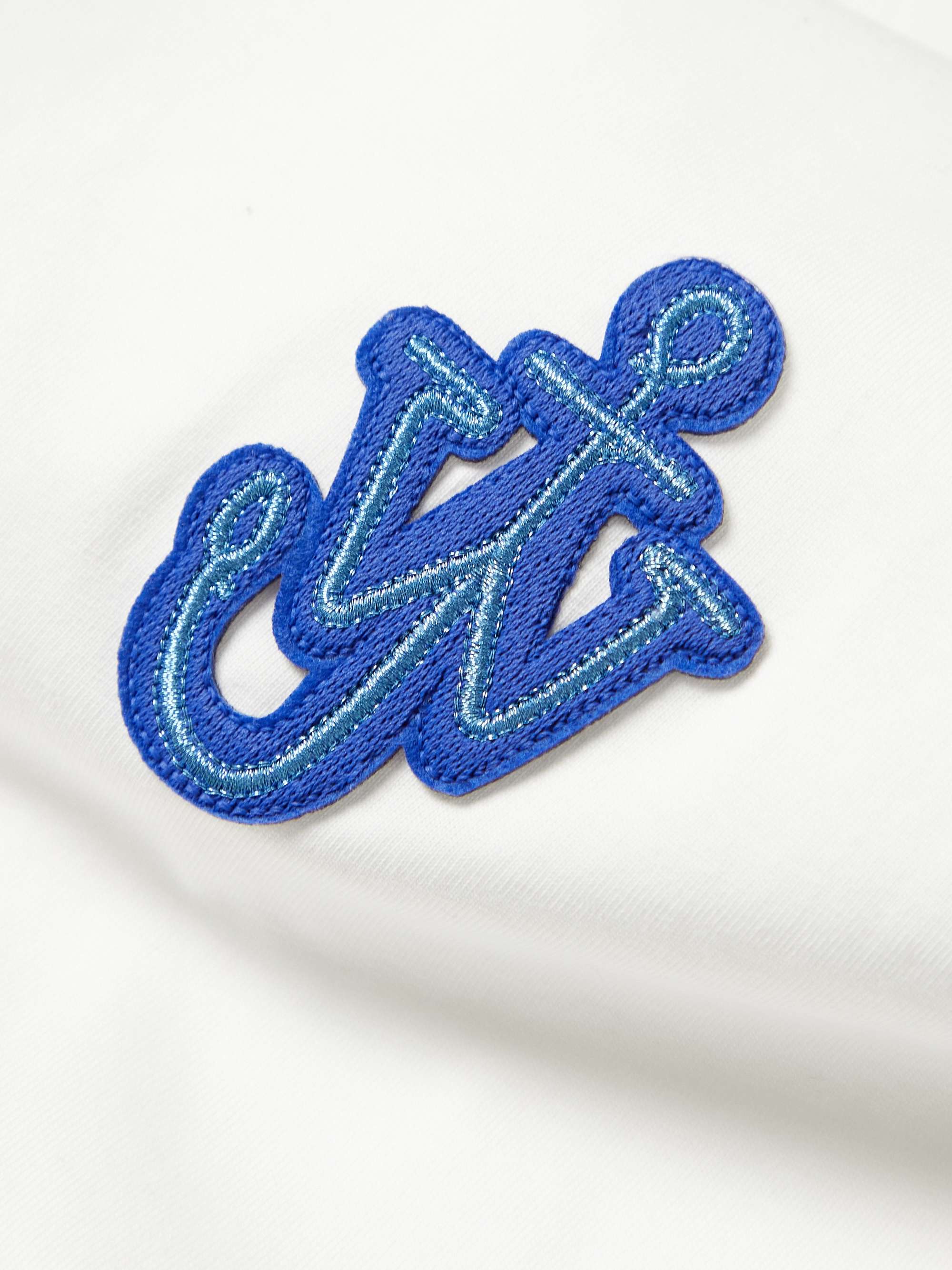 JW ANDERSON Logo-Appliquéd Cotton-Jersey T-Shirt