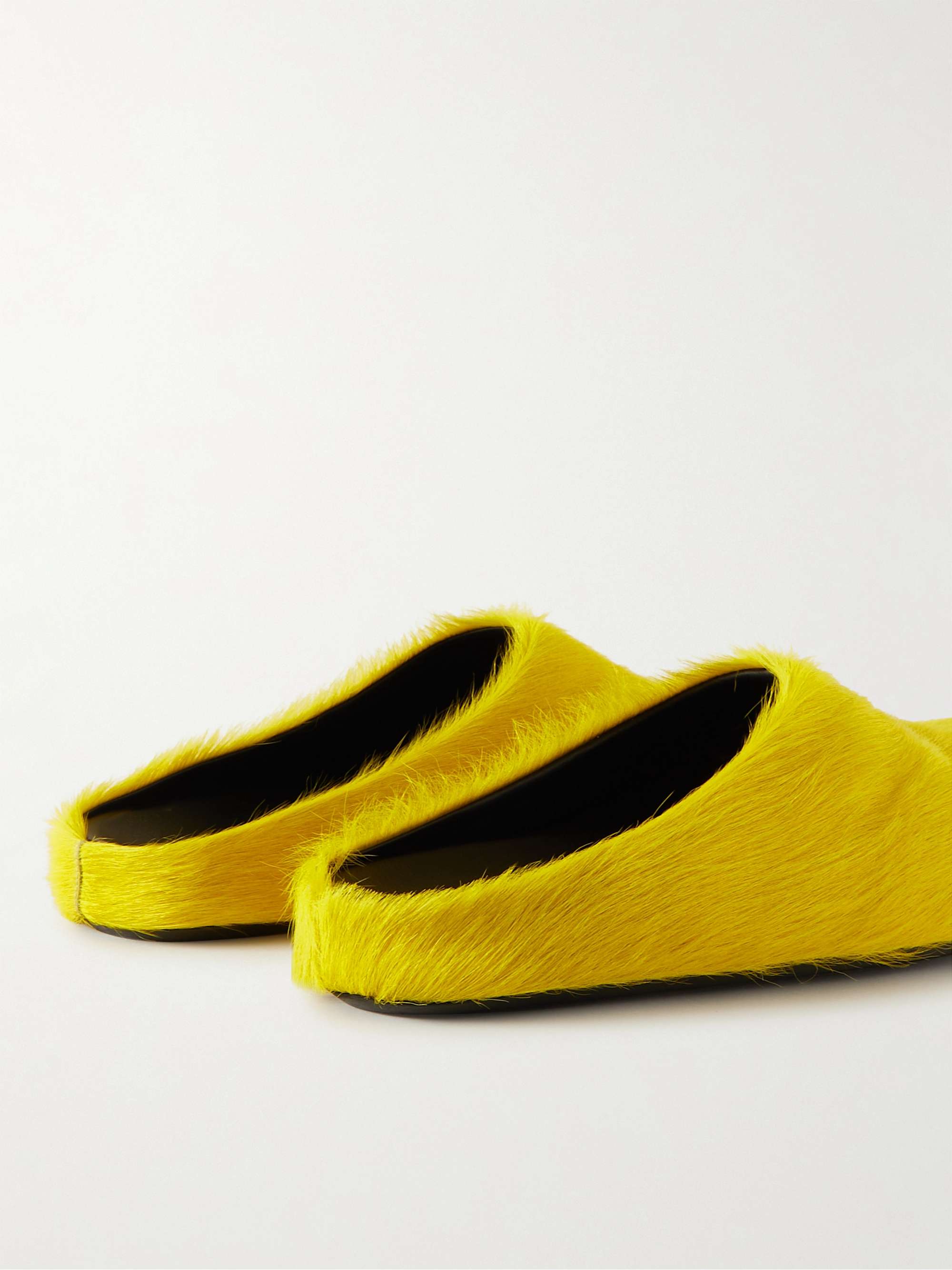 MARNI Fussbett Calf Hair Slippers