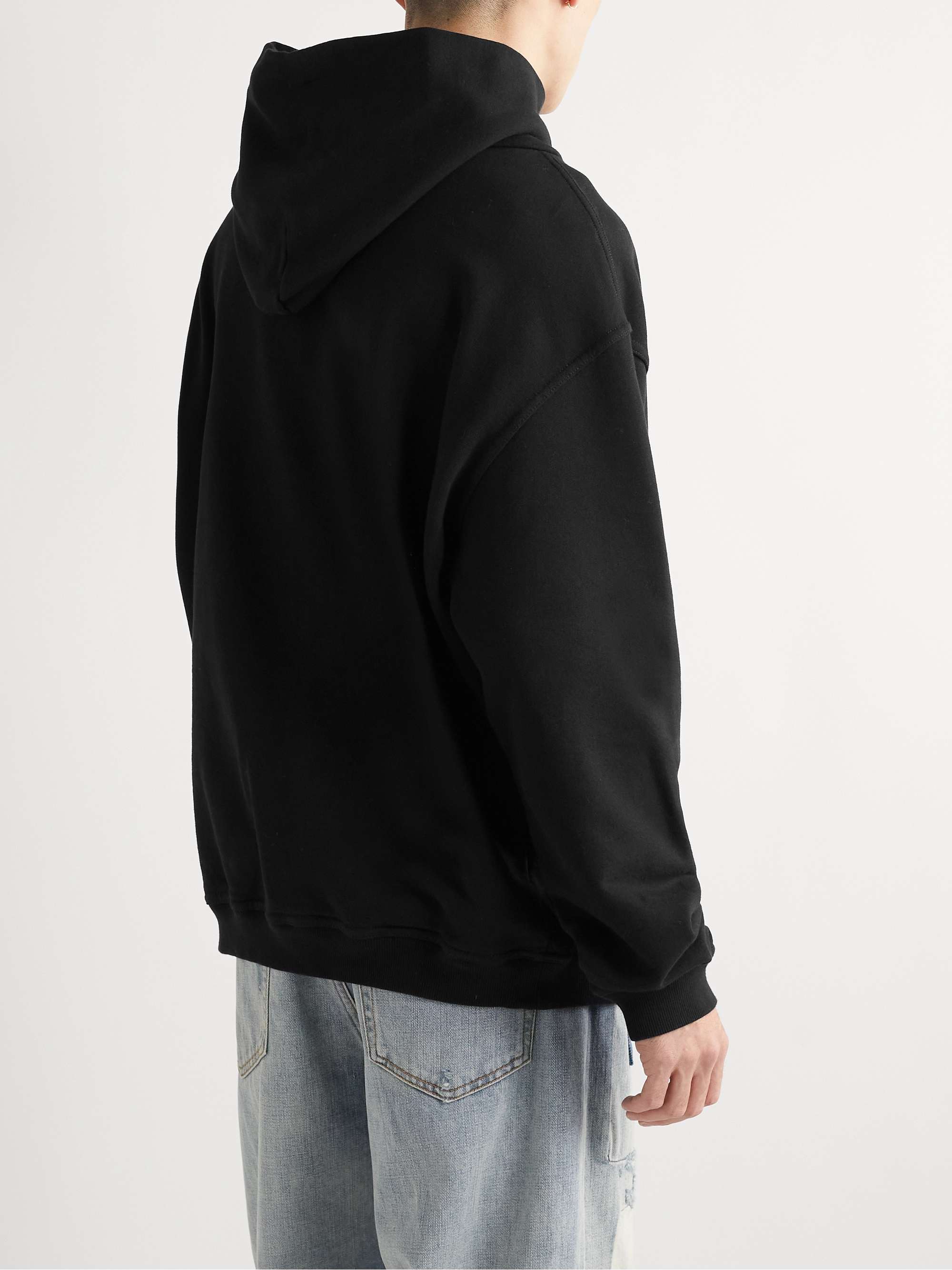MAISON MARGIELA Oversized LogoEmbroidered CottonJersey Hoodie for Men MR PORTER