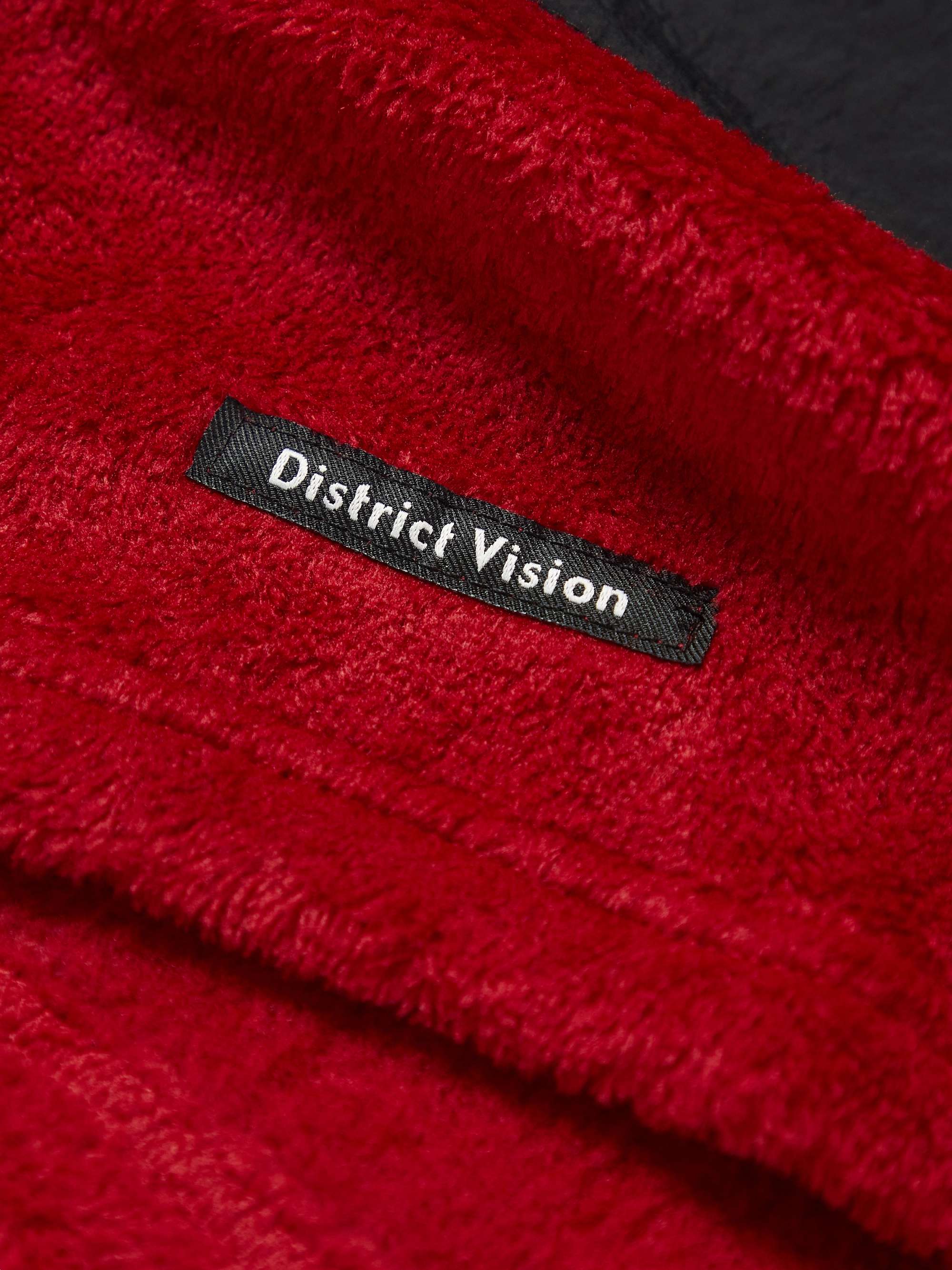 DISTRICT VISION Joey Shell-Panelled Polartec High Loft Fleece Neck Warmer