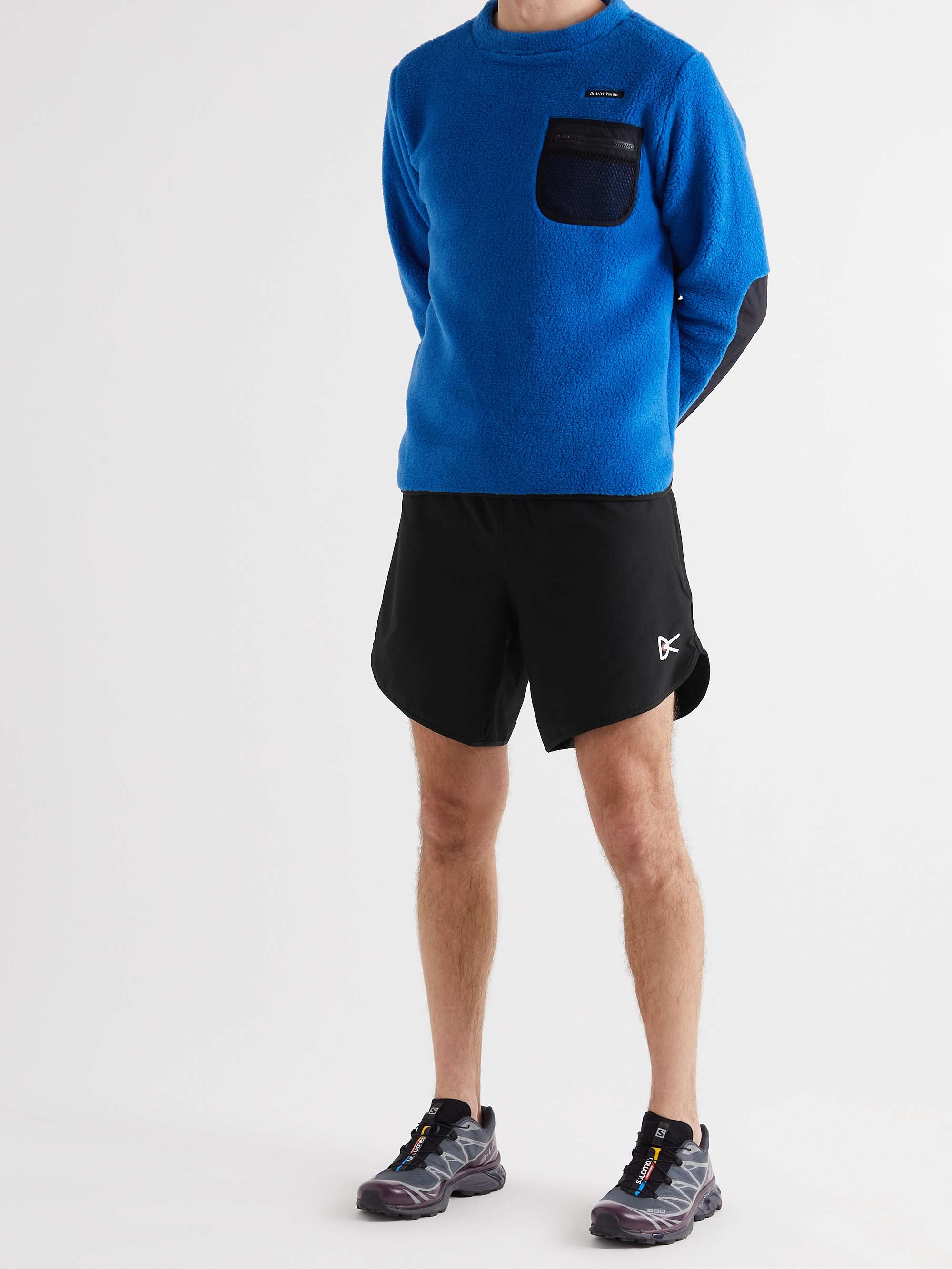 DISTRICT VISION Virasana 7" Slim-Fit Stretch-Shell Shorts