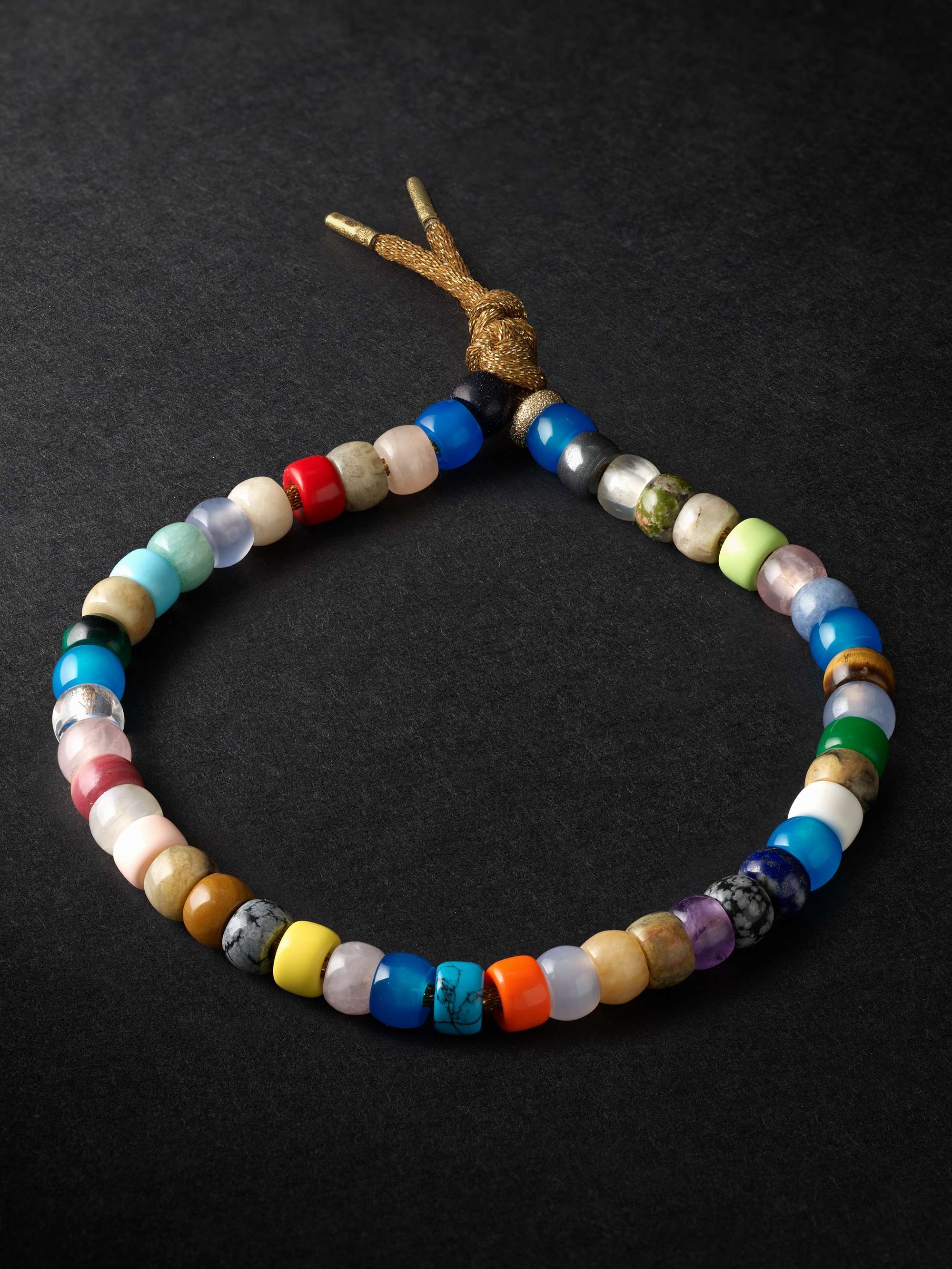 CAROLINA BUCCI FORTE Beads 18-Karat Gold and Multi-Stone Advent Calendar