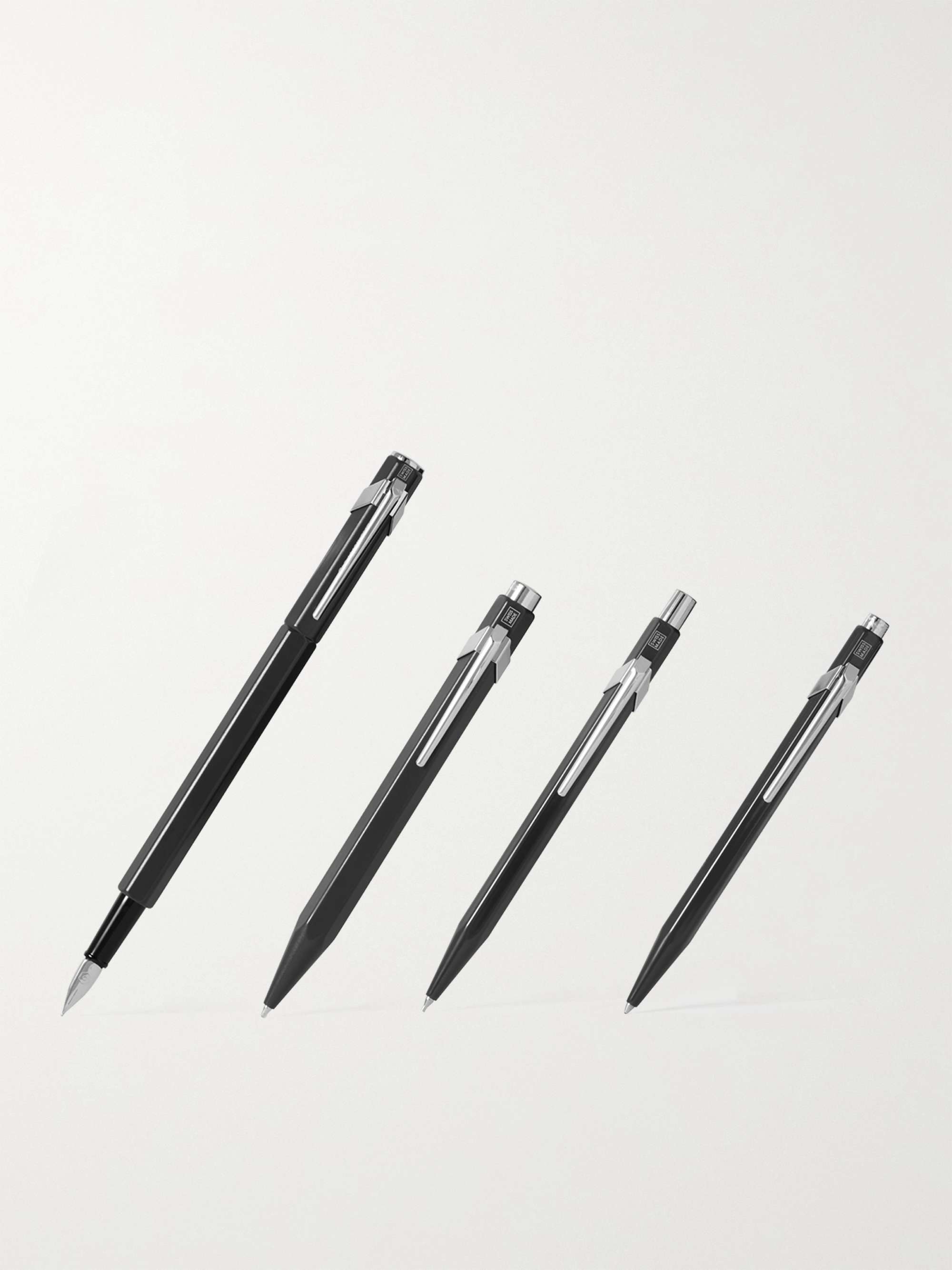 CARAN D'ACHE 849 Fountain Pen, Ballpoint Pen, Rollerball Pen and Mechanical Pencil Gift Set