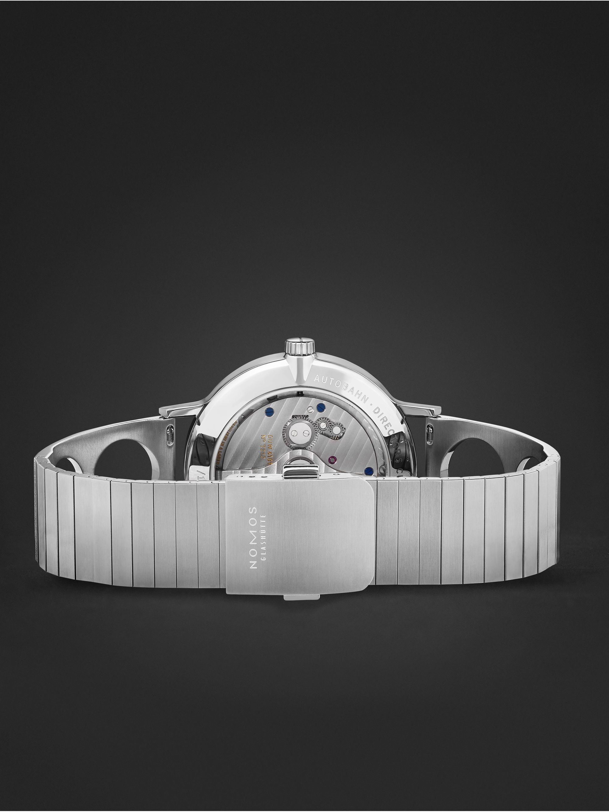 NOMOS GLASHÜTTE Autobahn Director's Cut A7 Limited Edition Automatic 41mm Stainless Steel Watch, Ref. No. 1301.S2