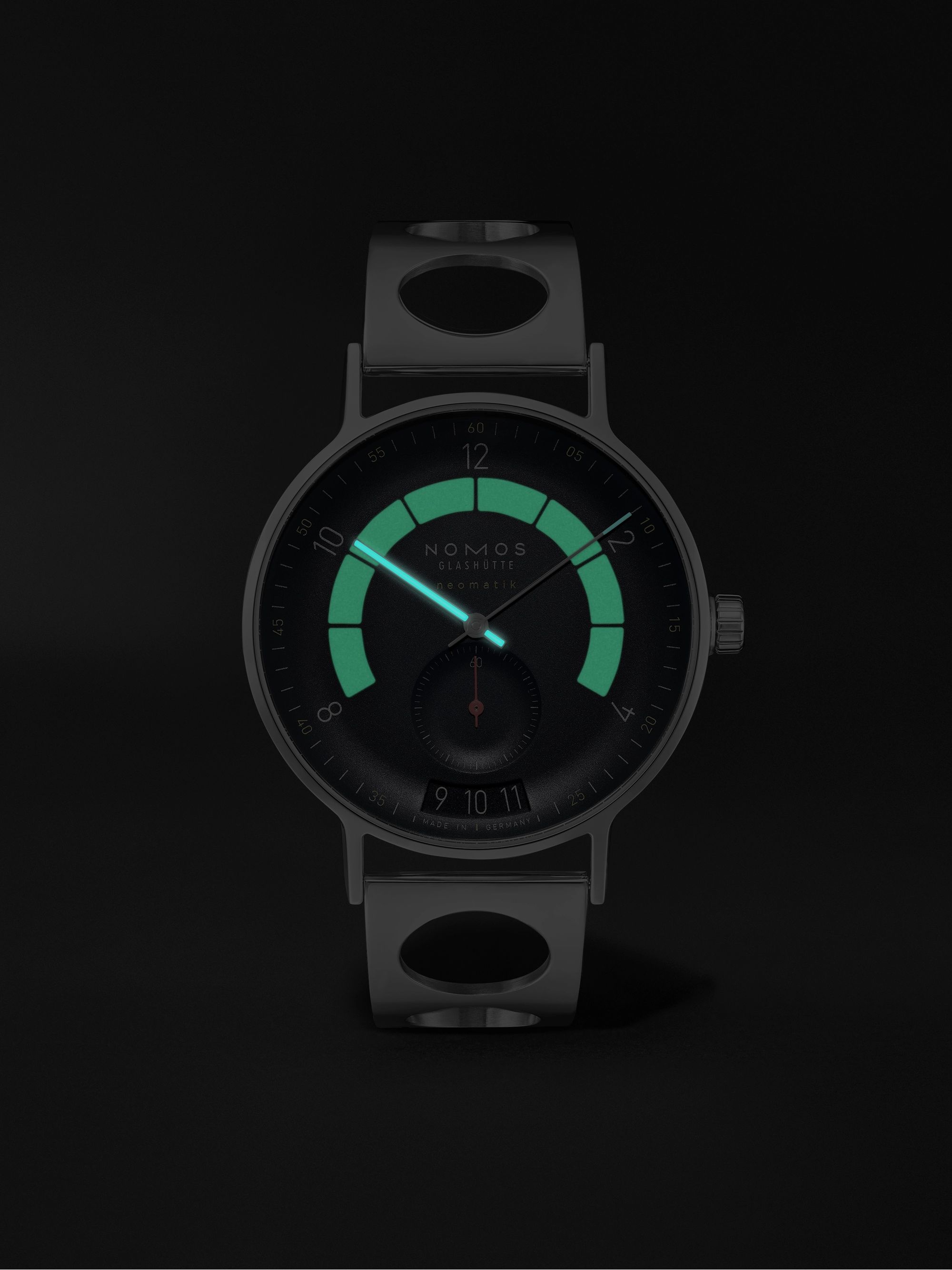 NOMOS GLASHÜTTE Autobahn Director's Cut A7 Limited Edition Automatic 41mm Stainless Steel Watch, Ref. No. 1301.S2