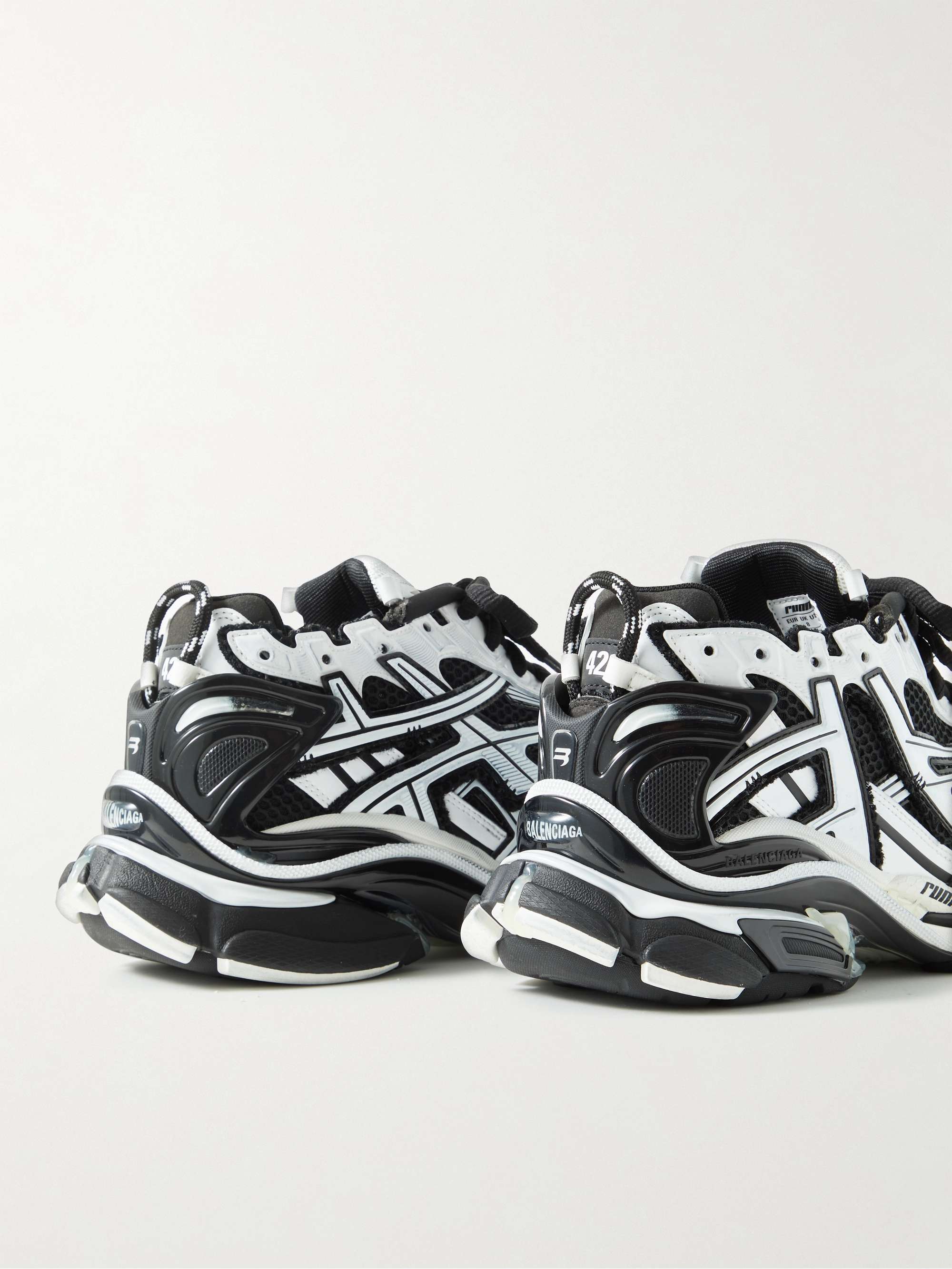 BALENCIAGA Runner Nylon and Mesh Sneakers