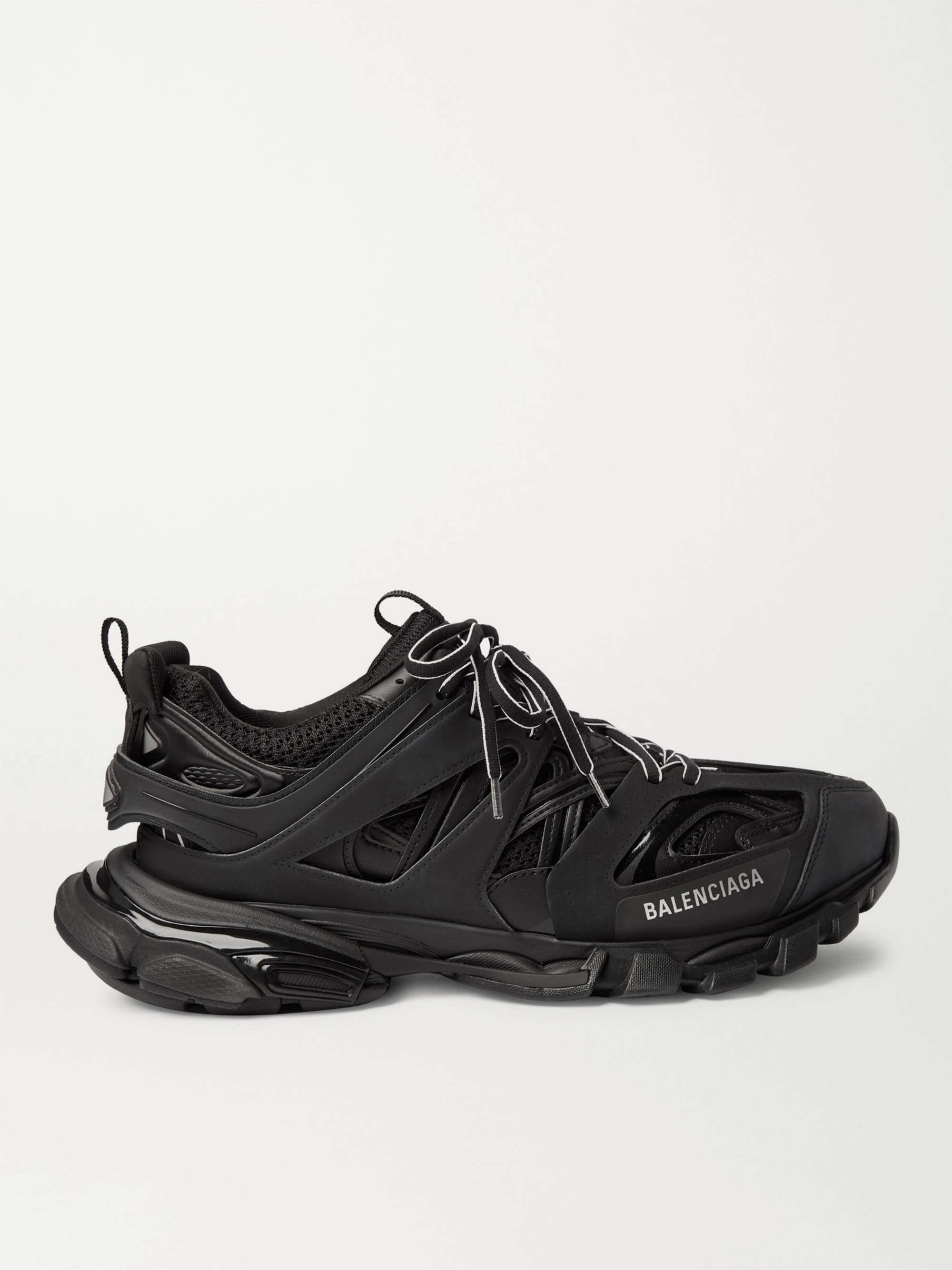 Portier Idool Carry BALENCIAGA Track Nylon, Mesh and Rubber Sneakers for Men | MR PORTER