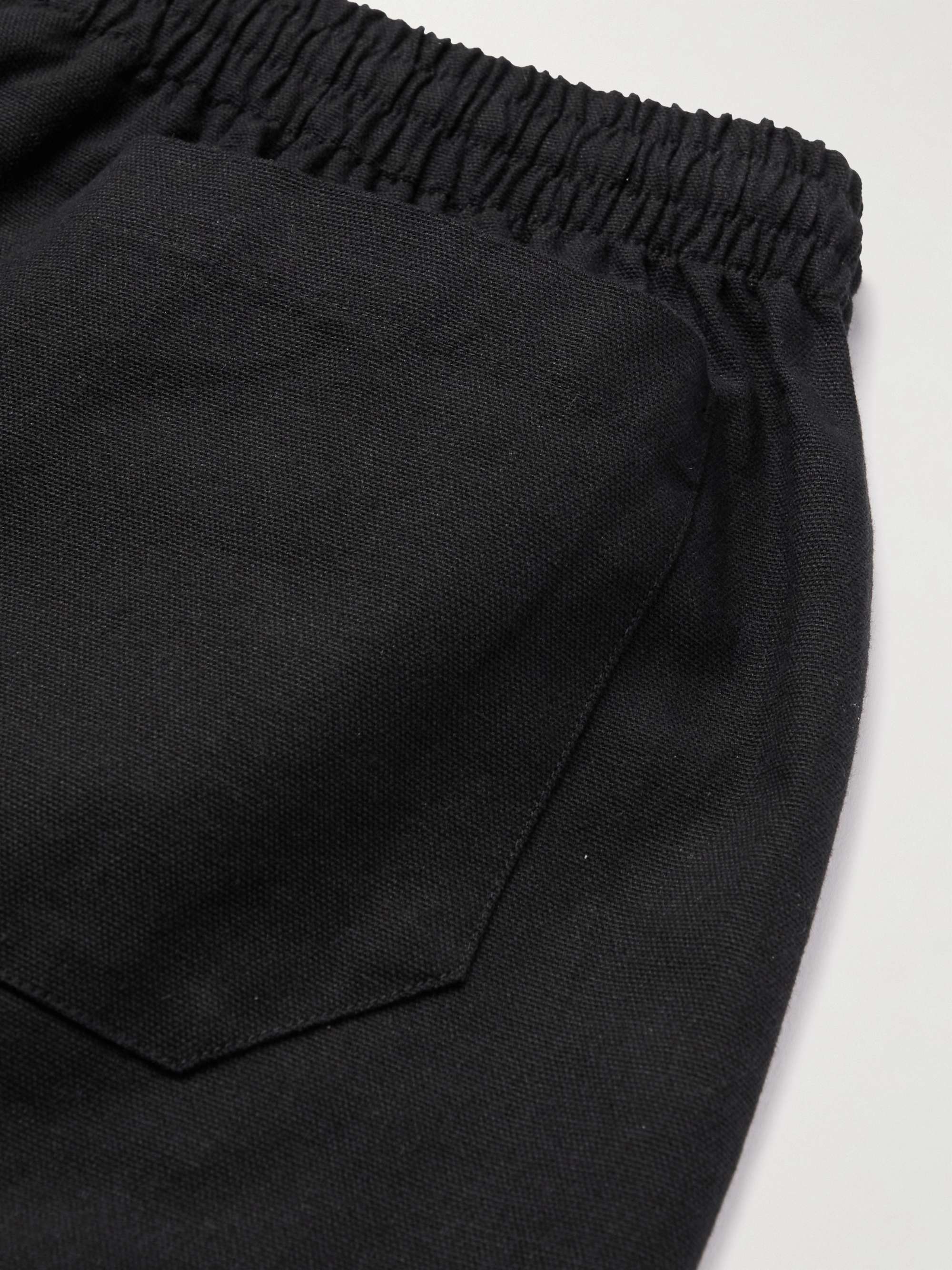 BODE Straight-Leg Embroidered Cotton Shorts