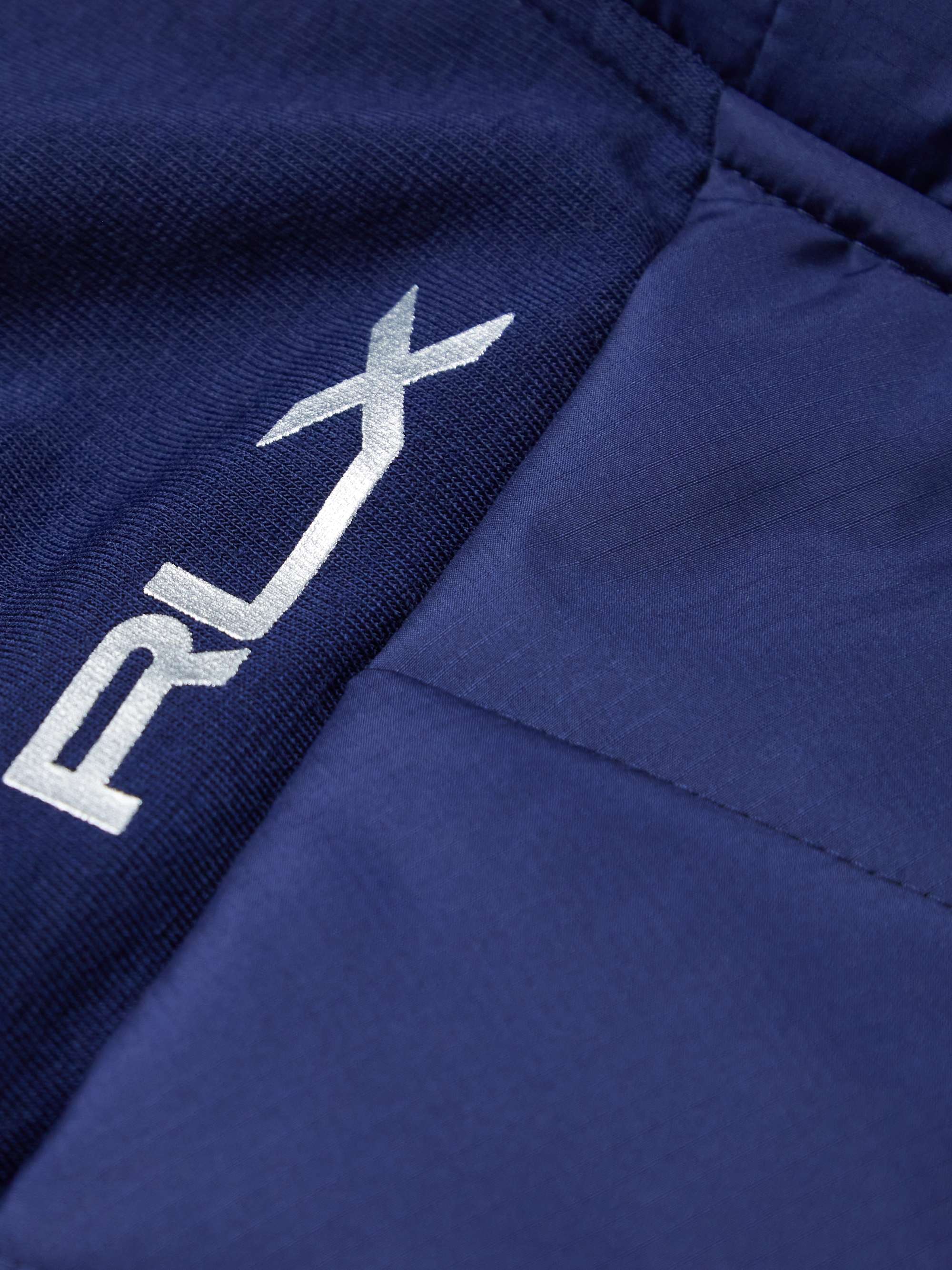 RLX RALPH LAUREN Logo-Print Panelled Quilted Ripstop and Stretch-Jersey Golf Jacket