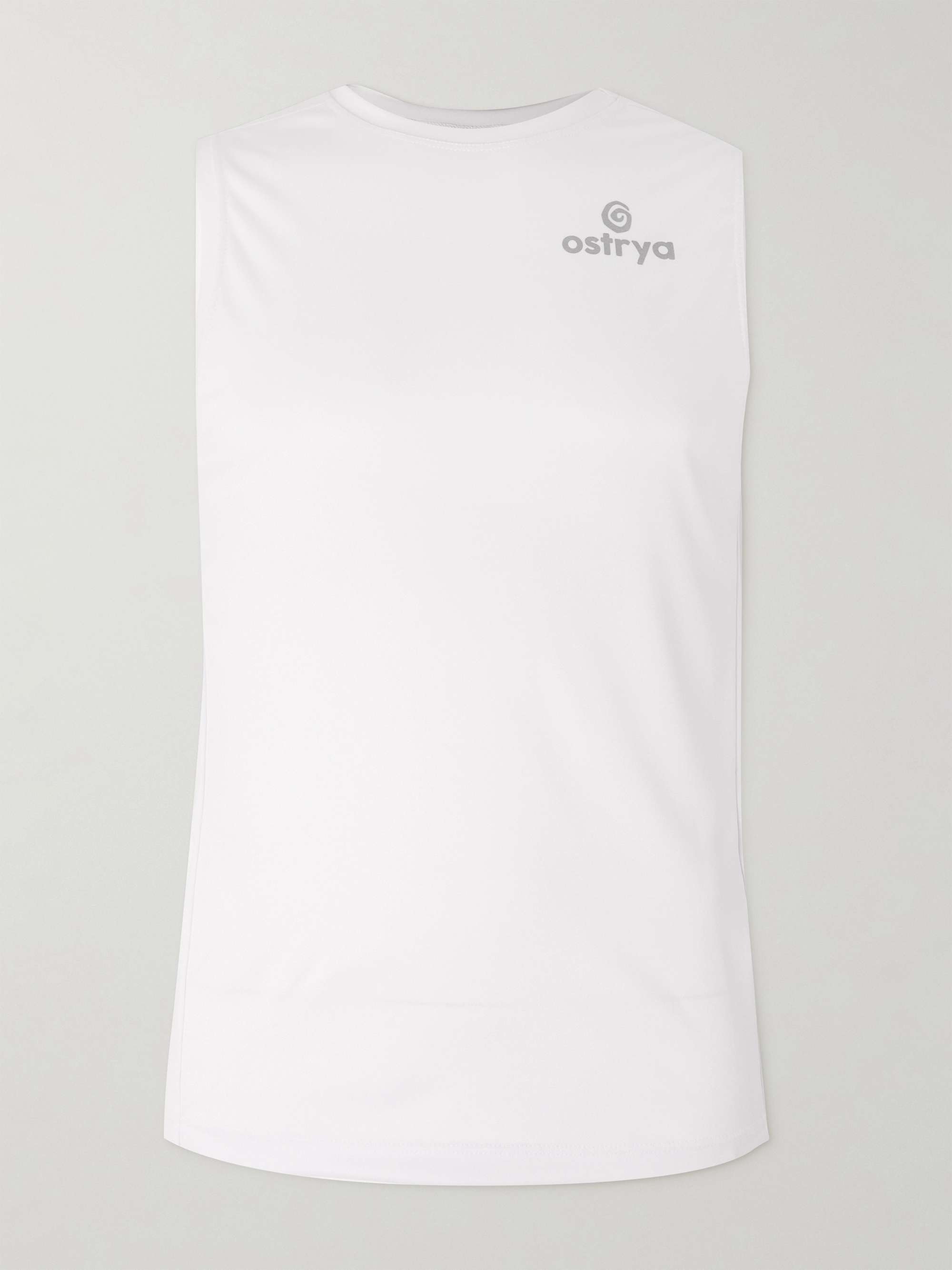 OSTRYA Slim-Fit Logo-Print Jersey Tank Top