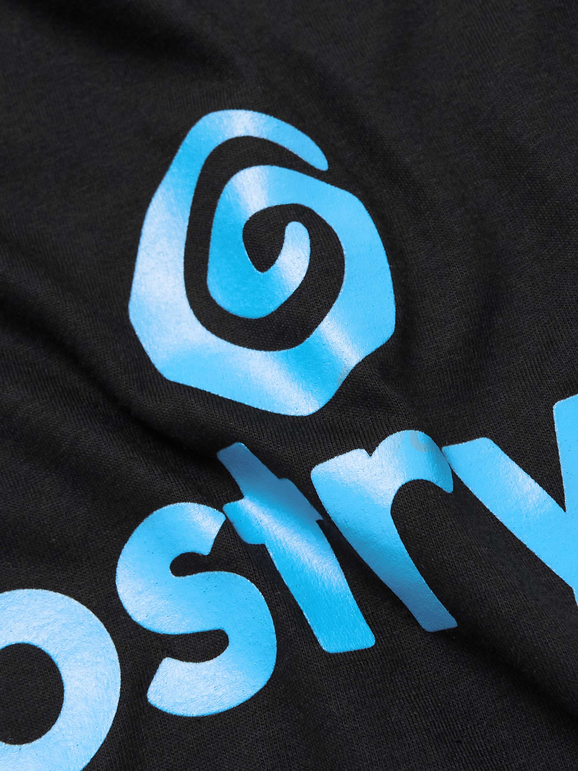 OSTRYA Emblem Logo-Print Cotton-Blend Jersey T-Shirt