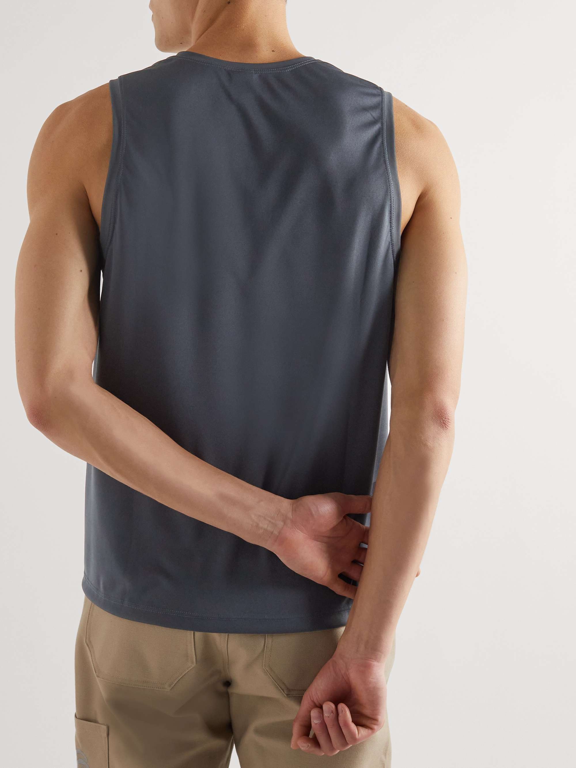 OSTRYA Slim-Fit Logo-Print Jersey Tank Top