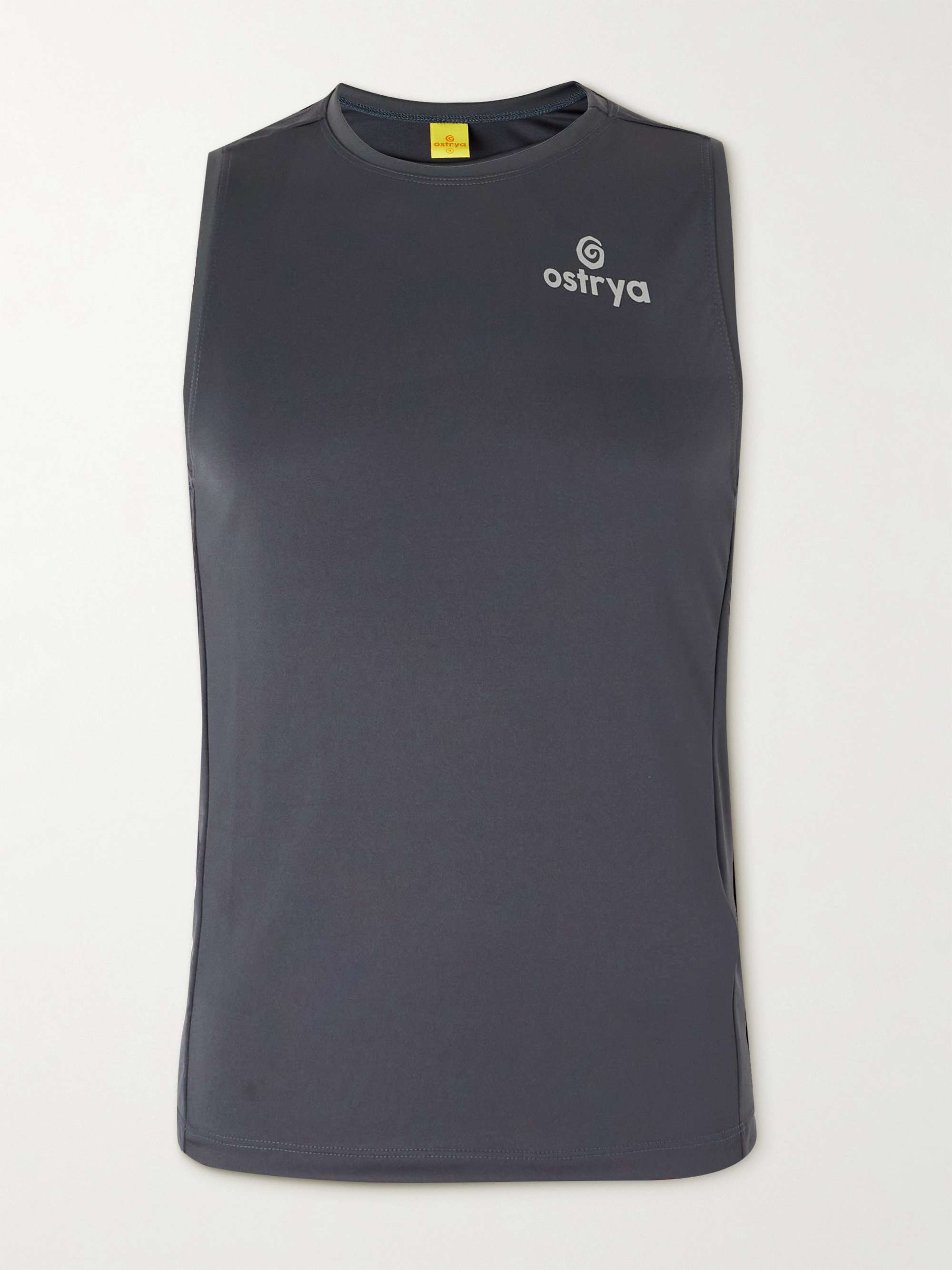 OSTRYA Slim-Fit Logo-Print Jersey Tank Top