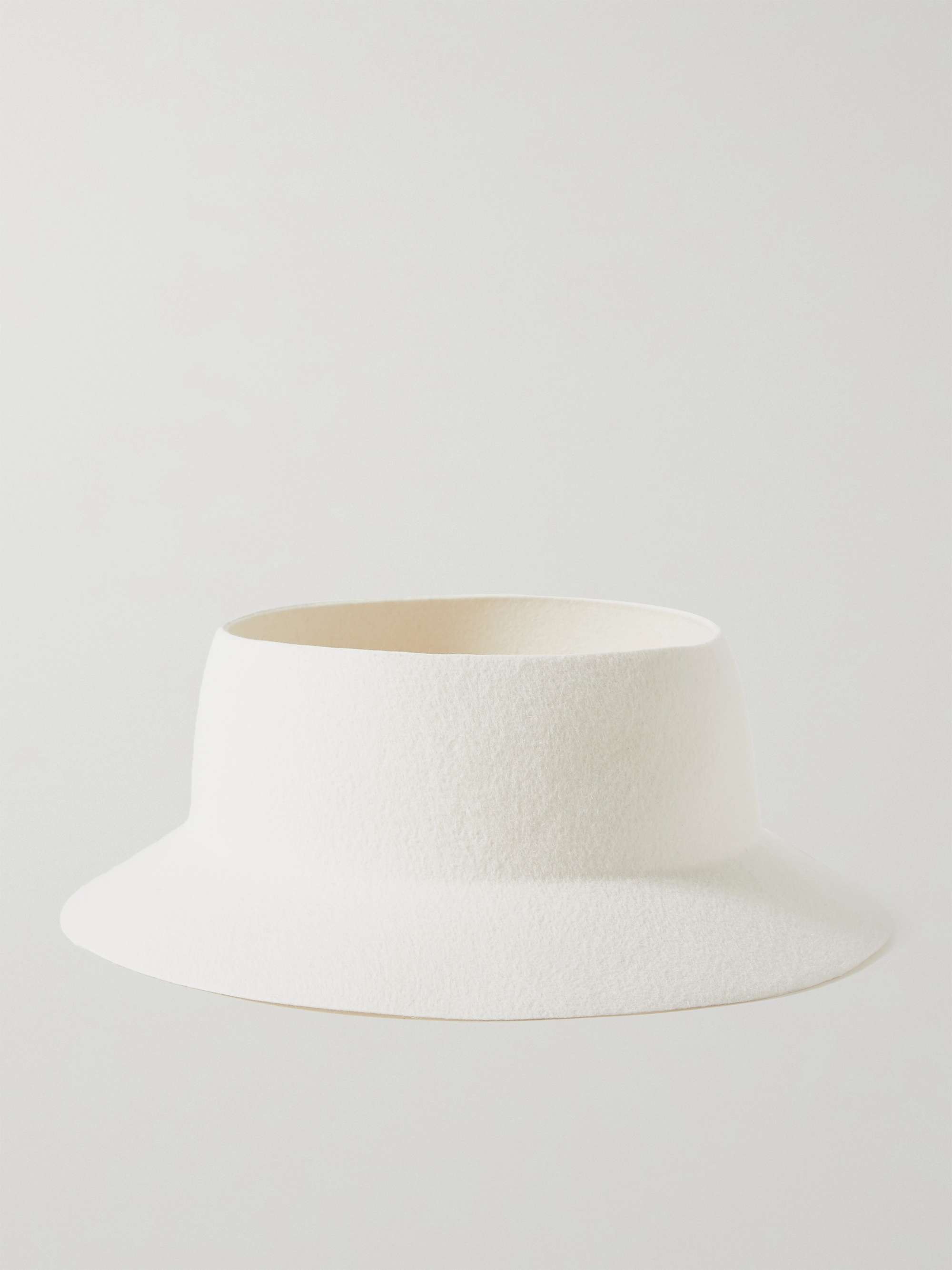 CELINE HOMME Logo-Appliquéd Felt Bucket Hat