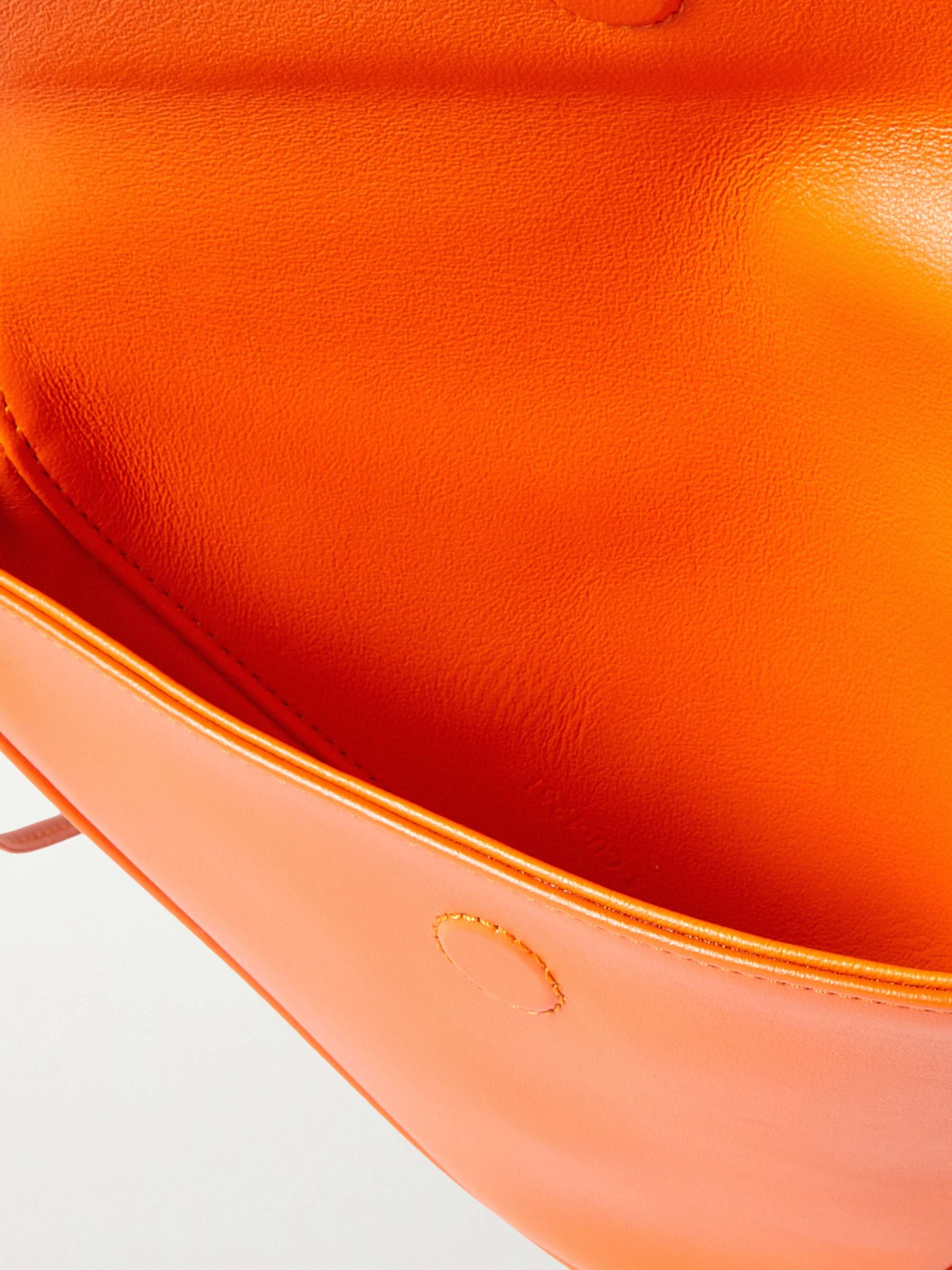 CELINE HOMME Logo-Print Leather Messenger Bag