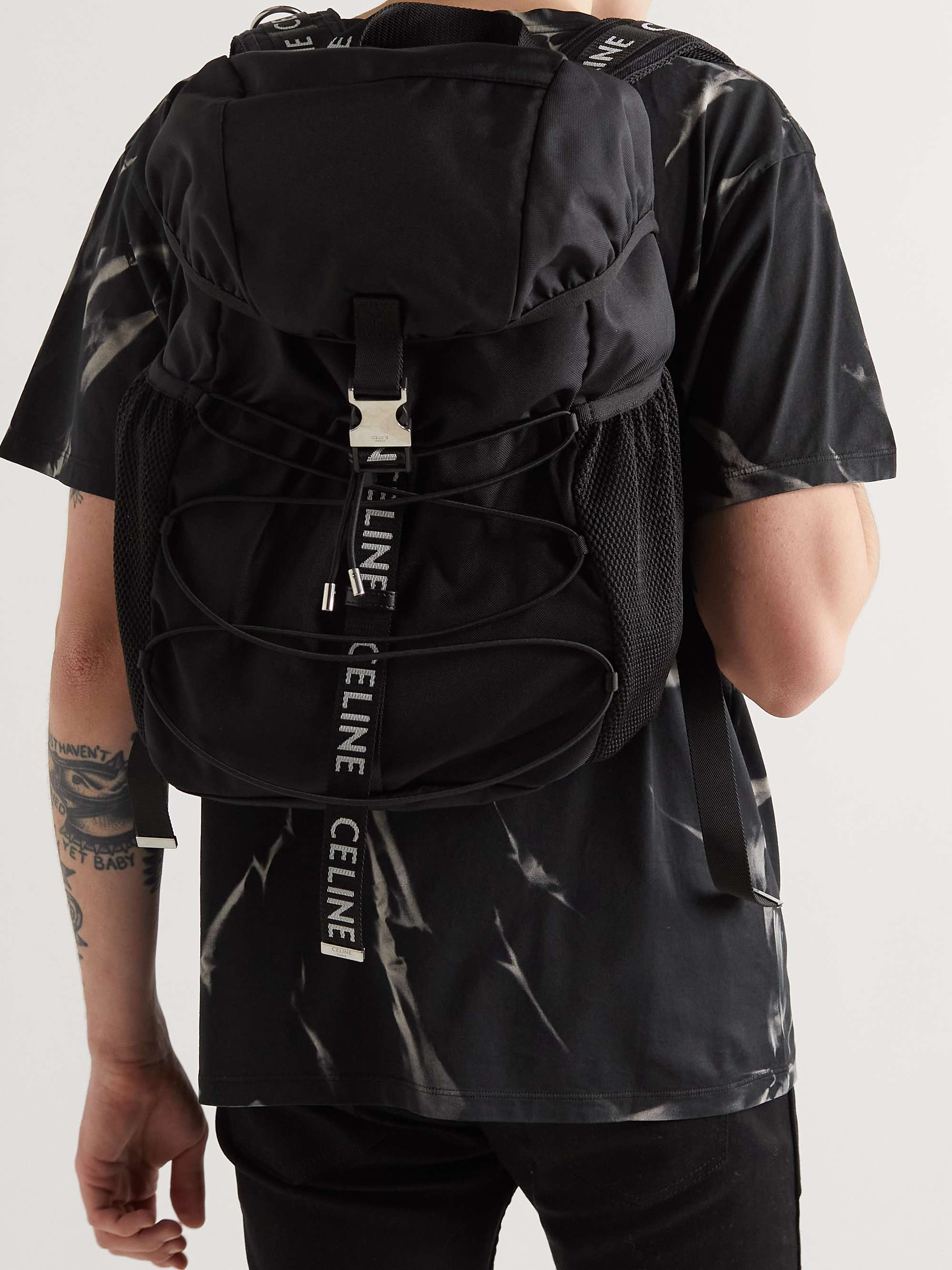 MEDIUM BACKPACK IN TRIOMPHE CANVAS XL - BLACK