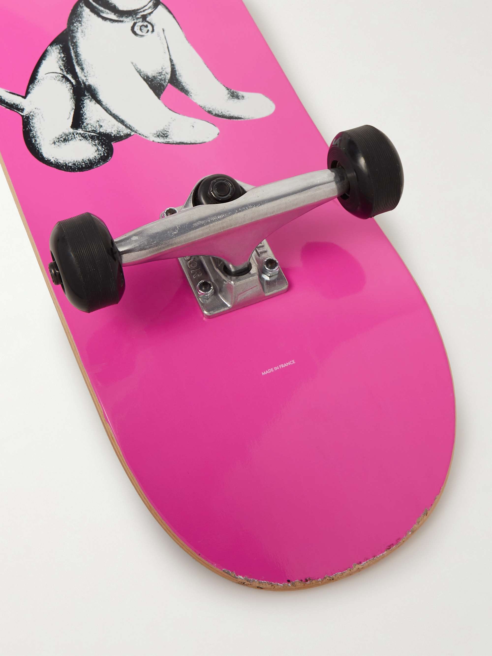 CELINE HOMME Printed Wooden Skateboard