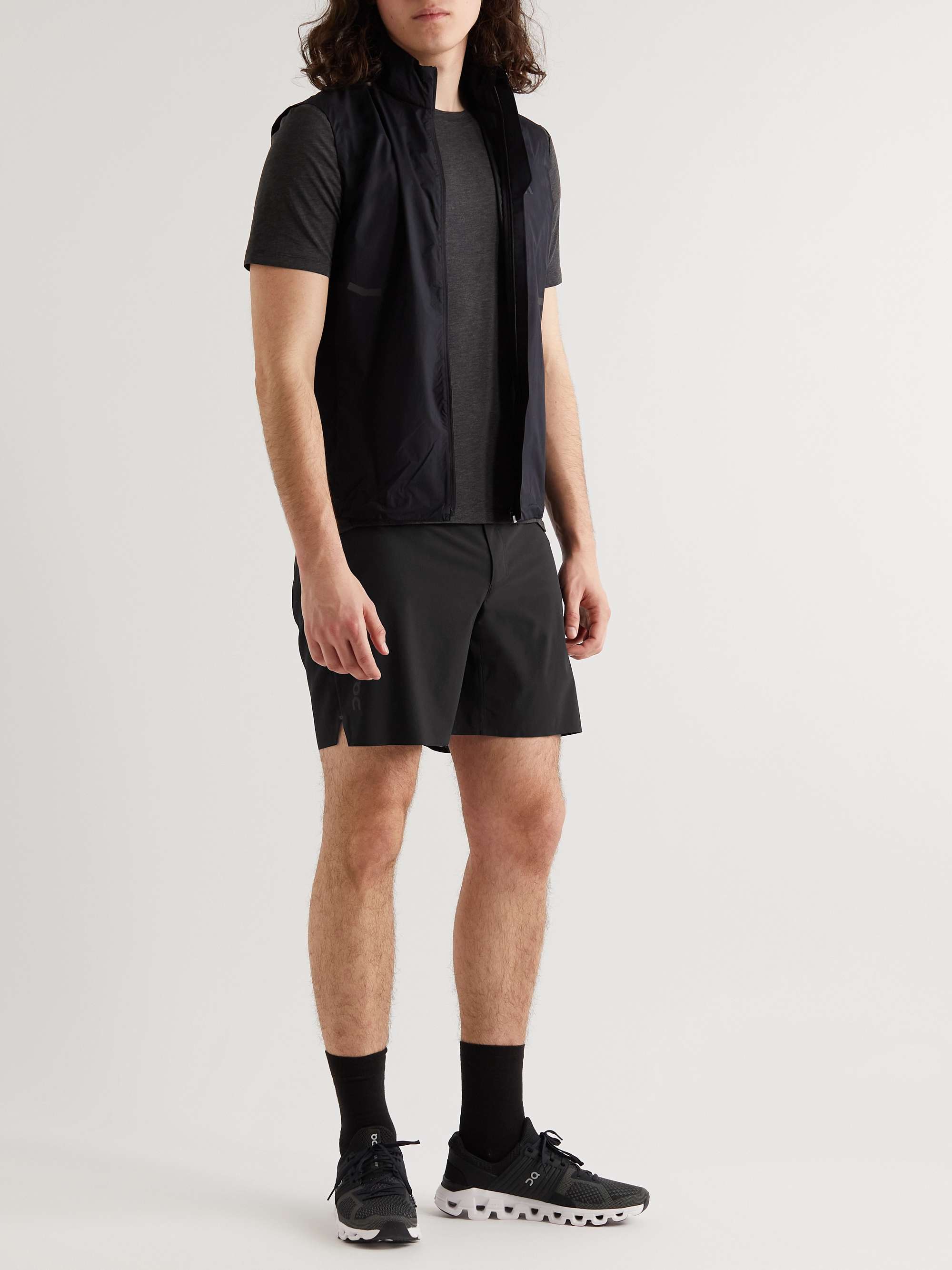 ON Recycled Stretch-Shell and Mesh Shorts