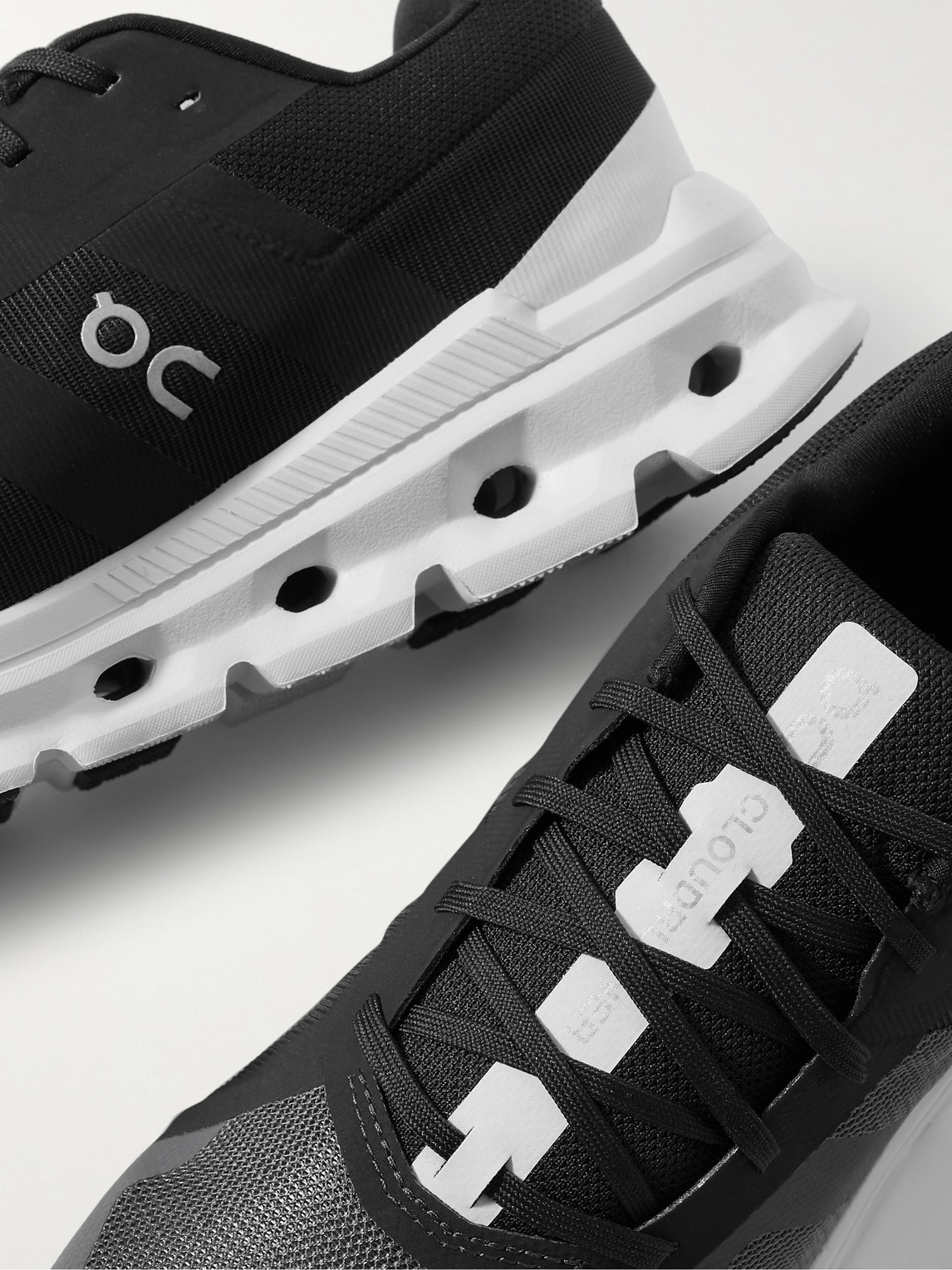 Shop On Cloudrunner Mesh Running Sneakers In Black