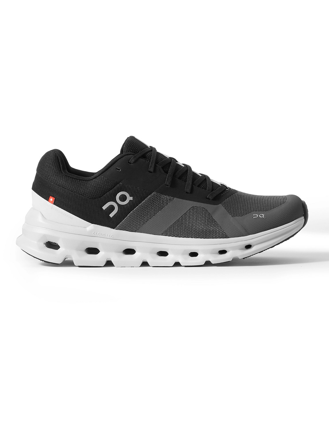 On Cloudrunner Running Shoe In Black