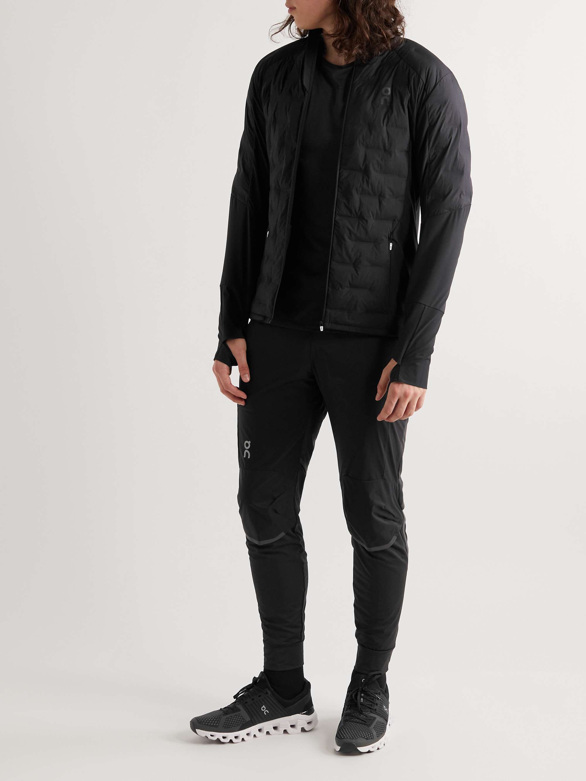 ON-RUNNING Slim-Fit Tapered Layered Shell and Stretch-Jersey Trousers