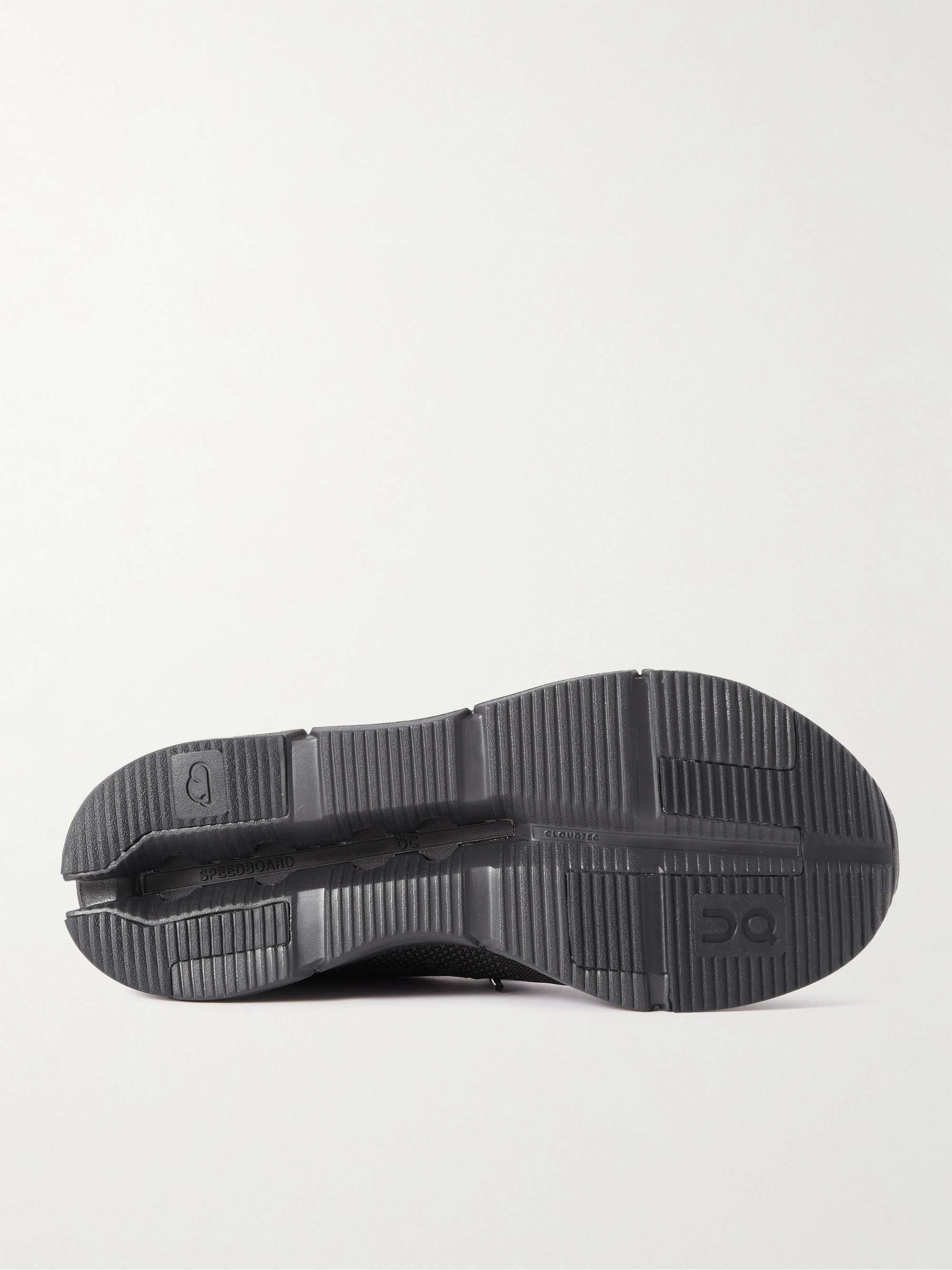 ON Cloudnova Rubber-Trimmed Mesh Running Sneakers