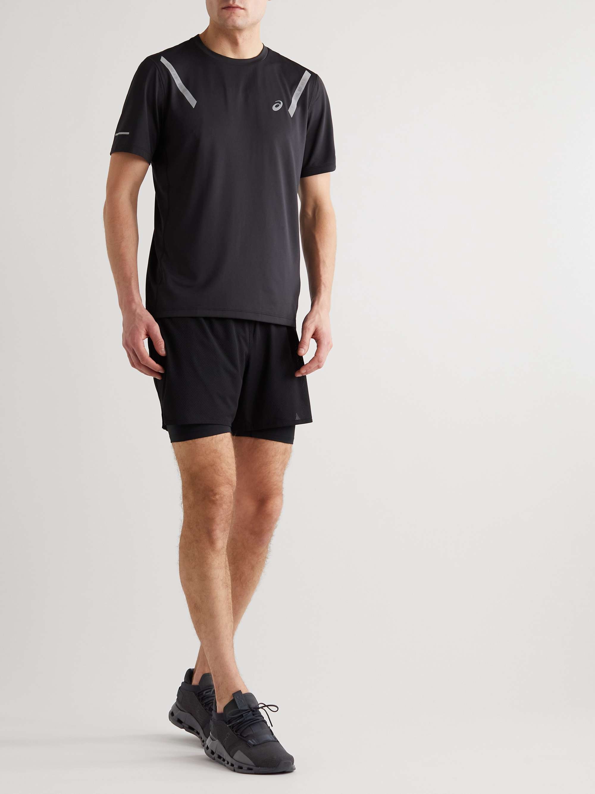 ON Cloudnova Rubber-Trimmed Mesh Running Sneakers