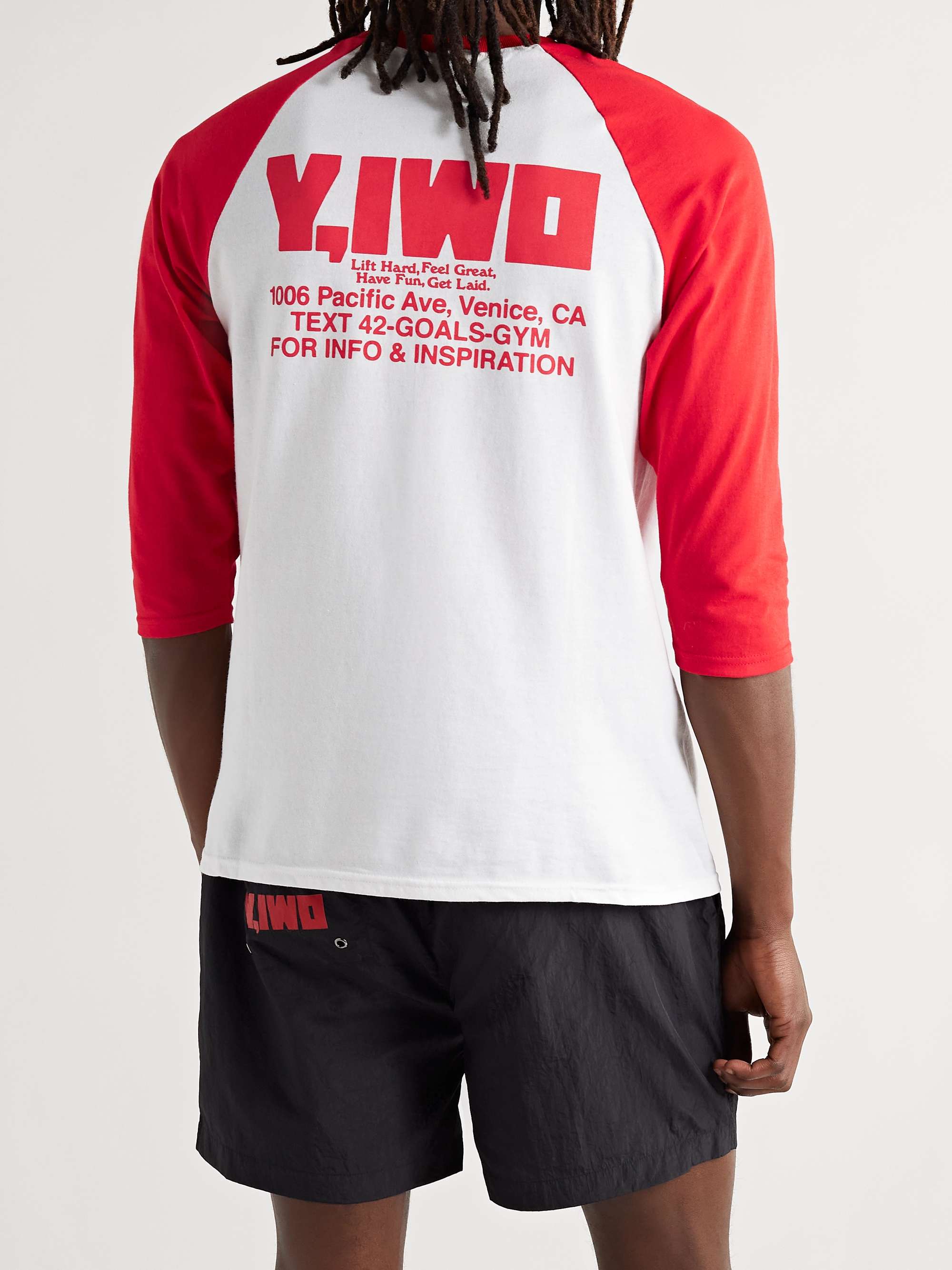 Y,IWO Logo-Print Cotton-Jersey T-Shirt