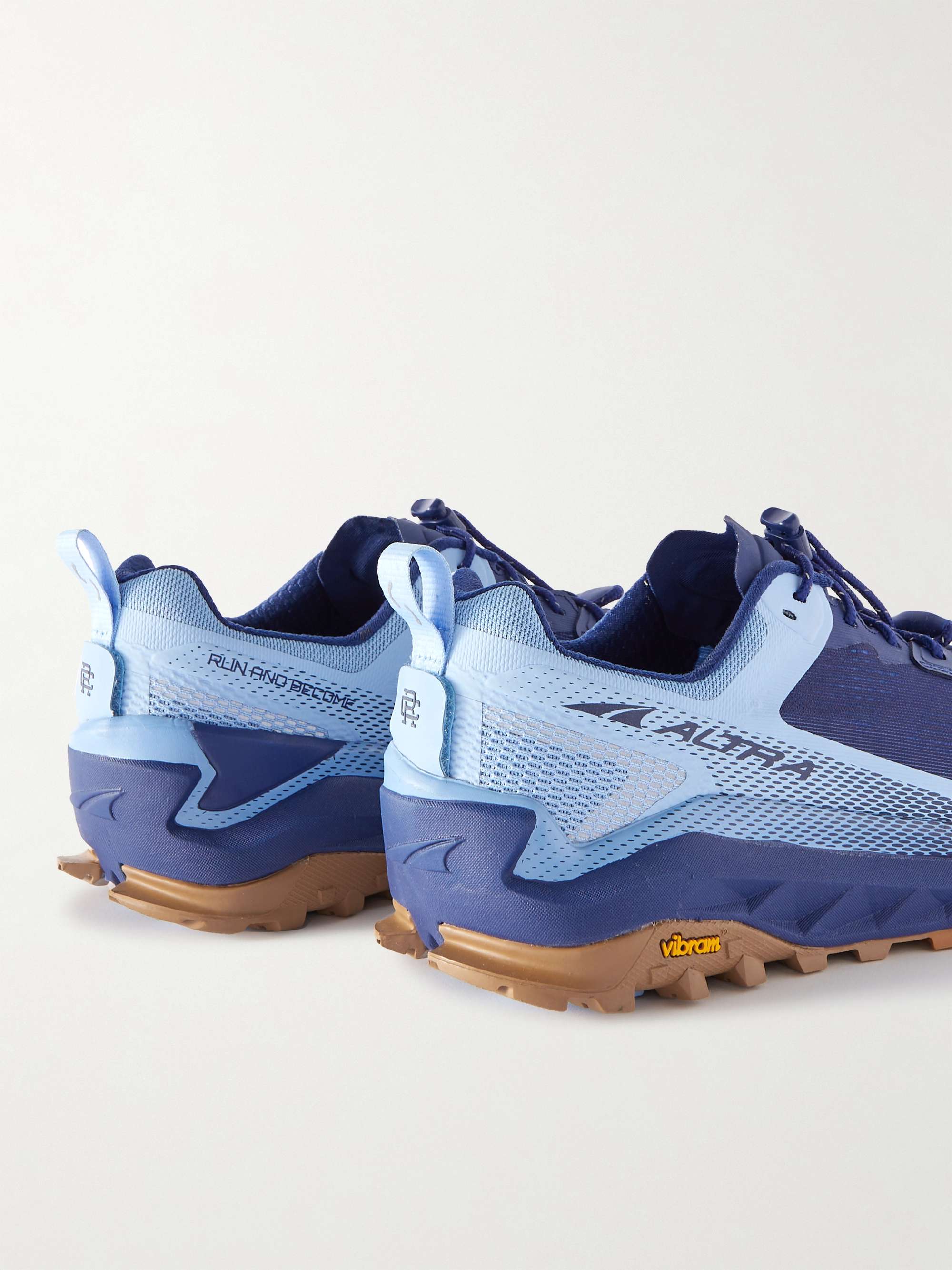 REIGNING CHAMP + Ryan Willms + Altra Olympus 4 Mesh Trail Running Sneakers with Tie-Dyed Gaiter