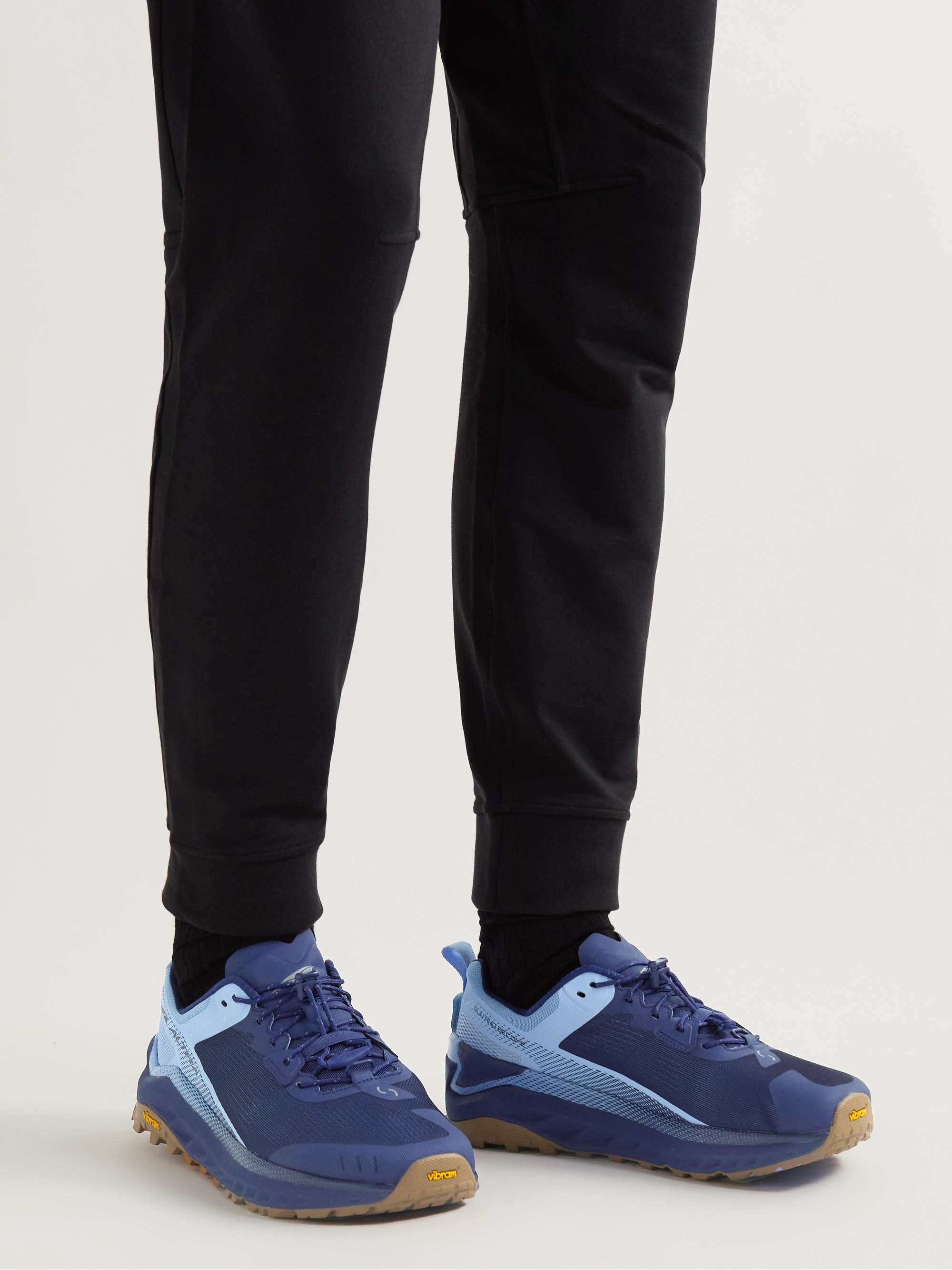 REIGNING CHAMP + Ryan Willms + Altra Olympus 4 Mesh Trail Running Sneakers with Tie-Dyed Gaiter