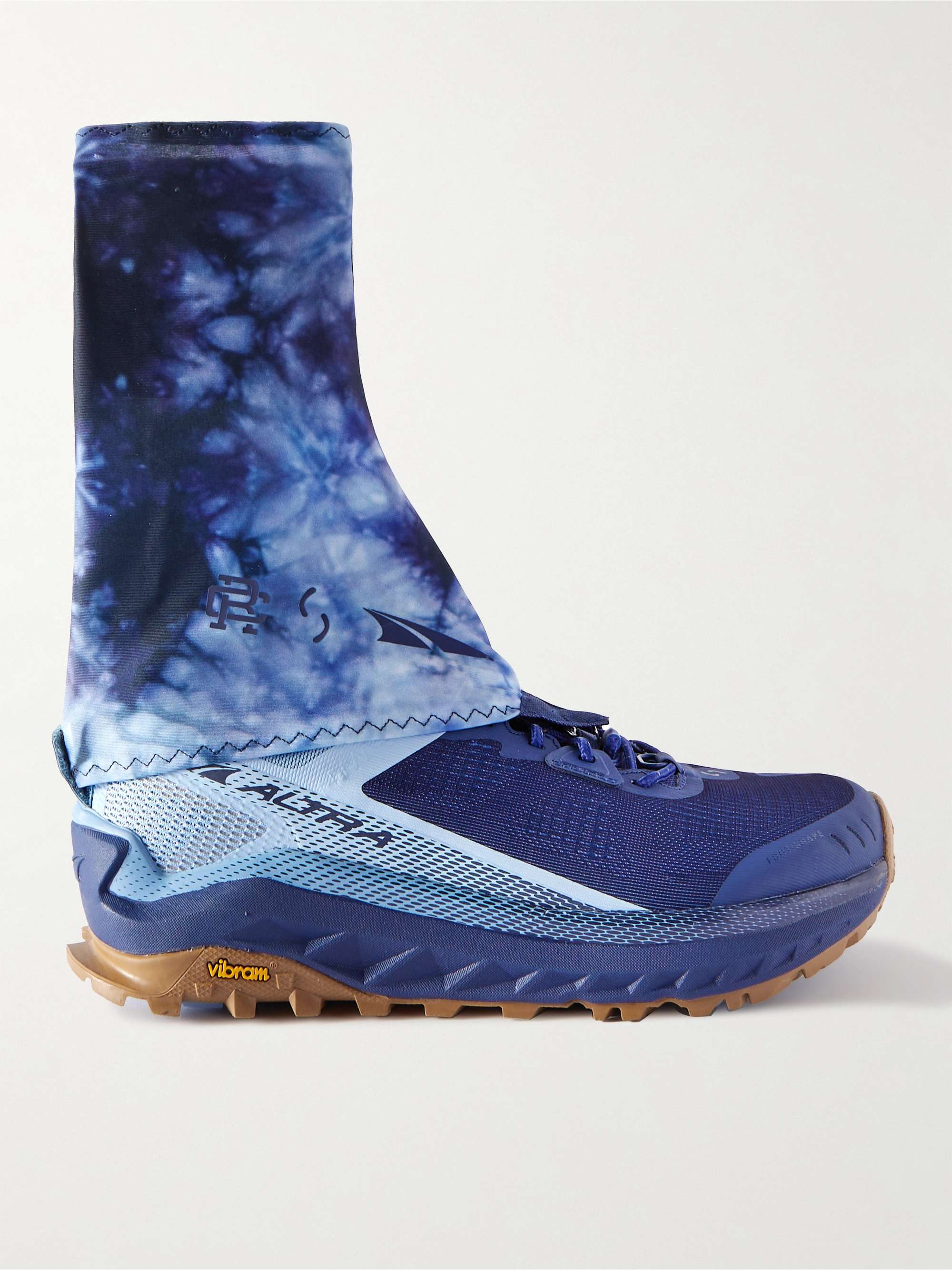 REIGNING CHAMP + Ryan Willms + Altra Olympus 4 Mesh Trail Running Sneakers with Tie-Dyed Gaiter