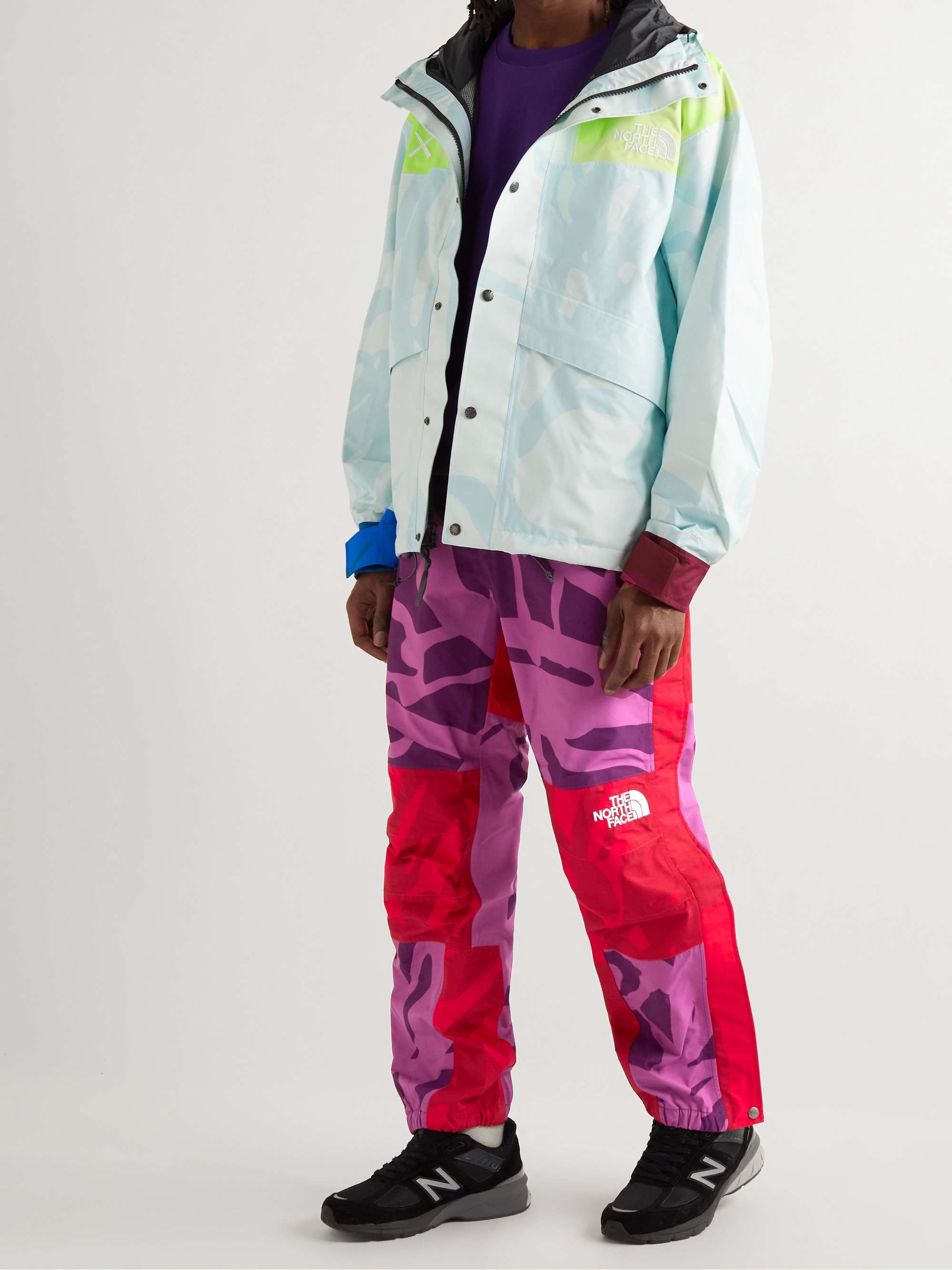 + XX KAWS Mountain Light Tapered Printed Ripstop Drawstring Trousers