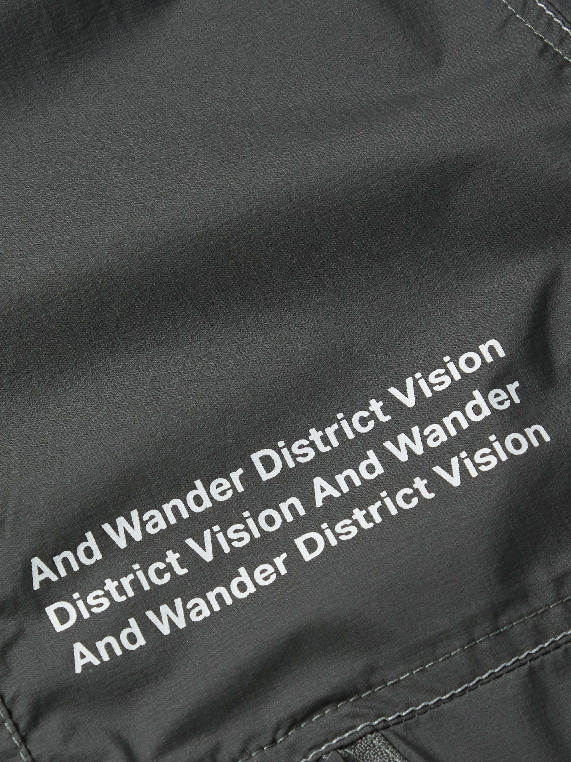 DISTRICT VISION + And Wander Pertex Quantum Air Printed Hooded Jacket