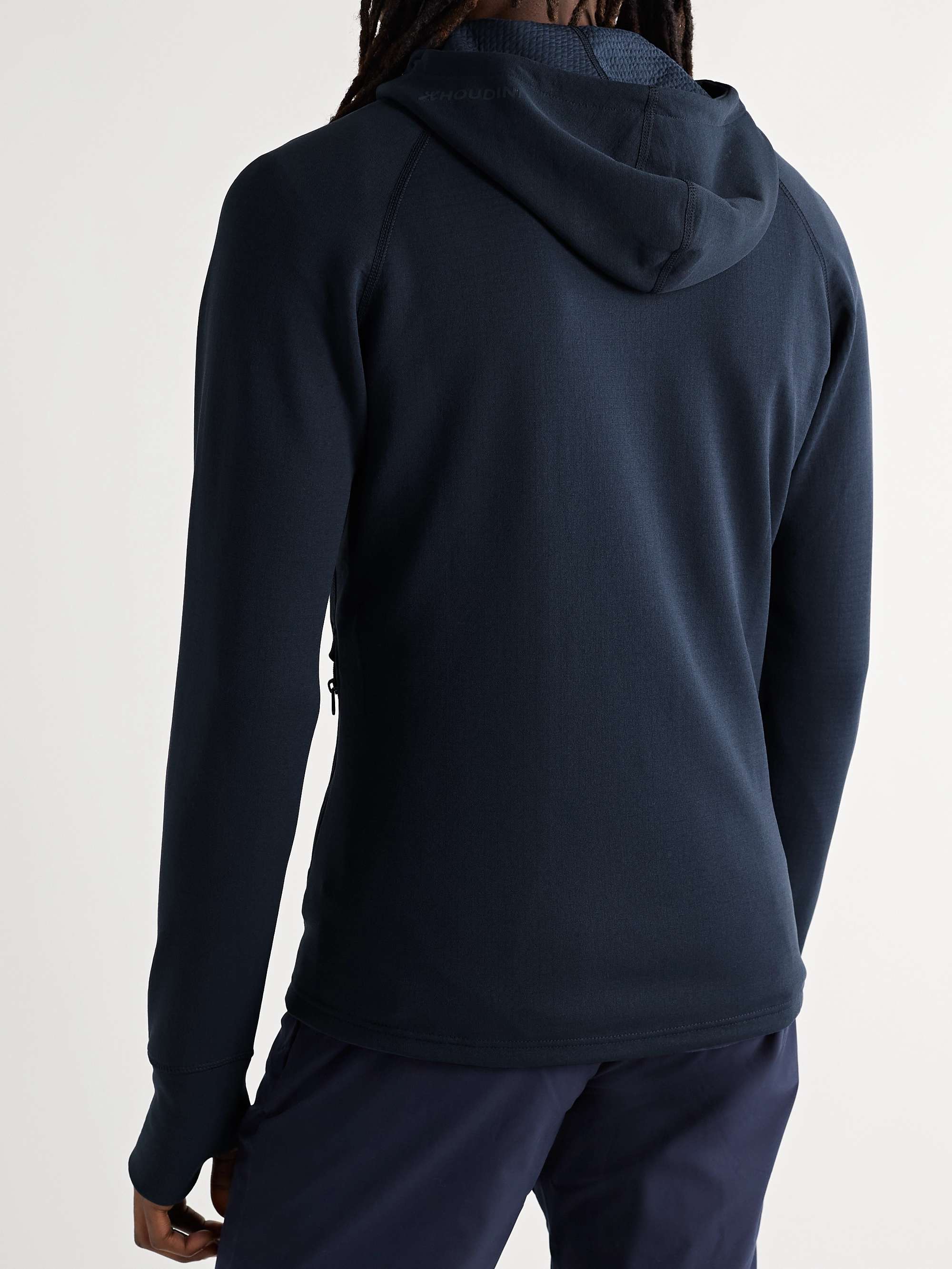 HOUDINI Mono Air Houdi Slim-Fit Polartec® Stretch-Fleece Hooded Ski Base Layer
