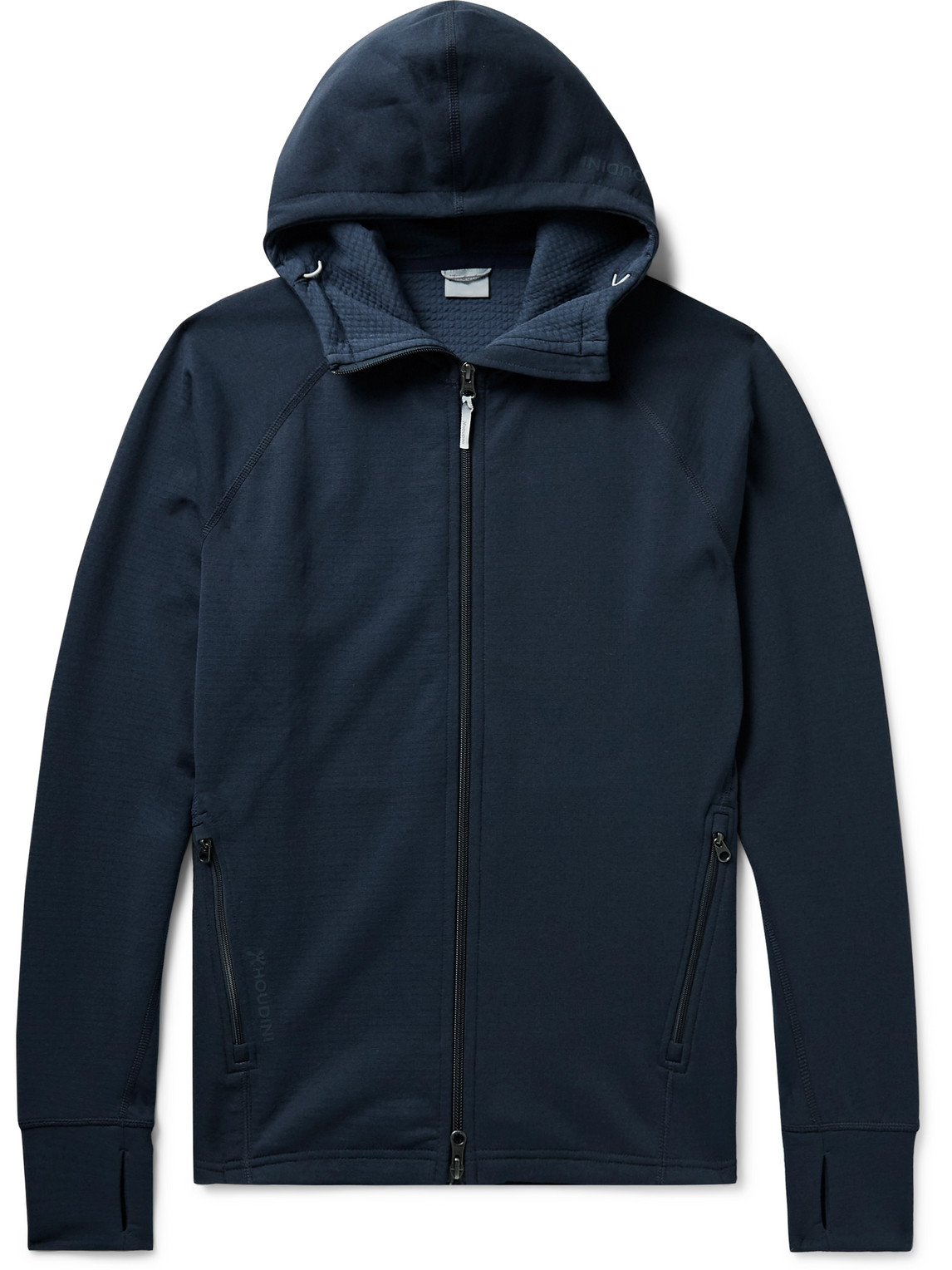 Mono Air Hooded Recycled Stretch-Jersey Jacket