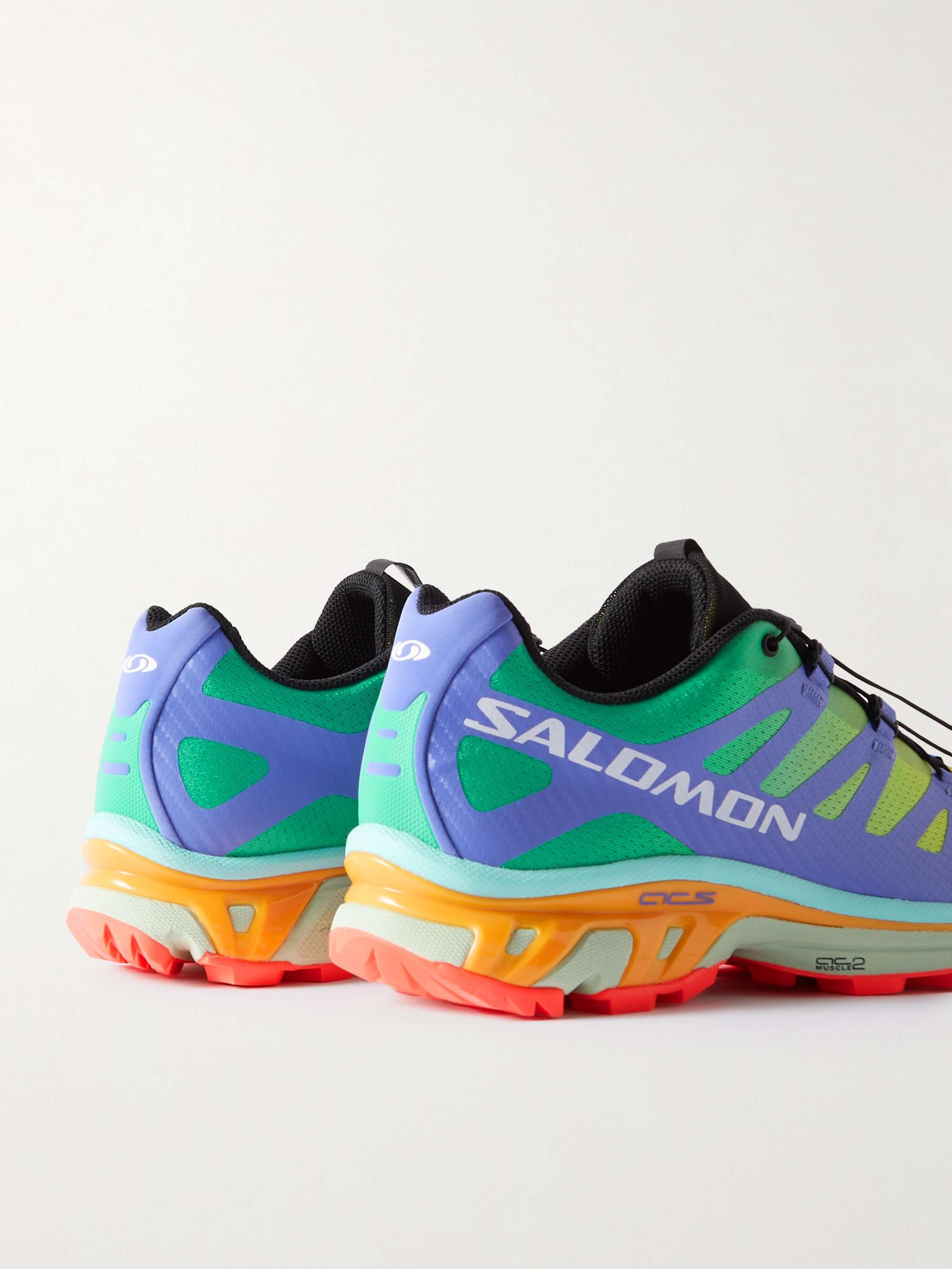 SALOMON XT-4 TPU-Trimmed Mesh Running Sneakers