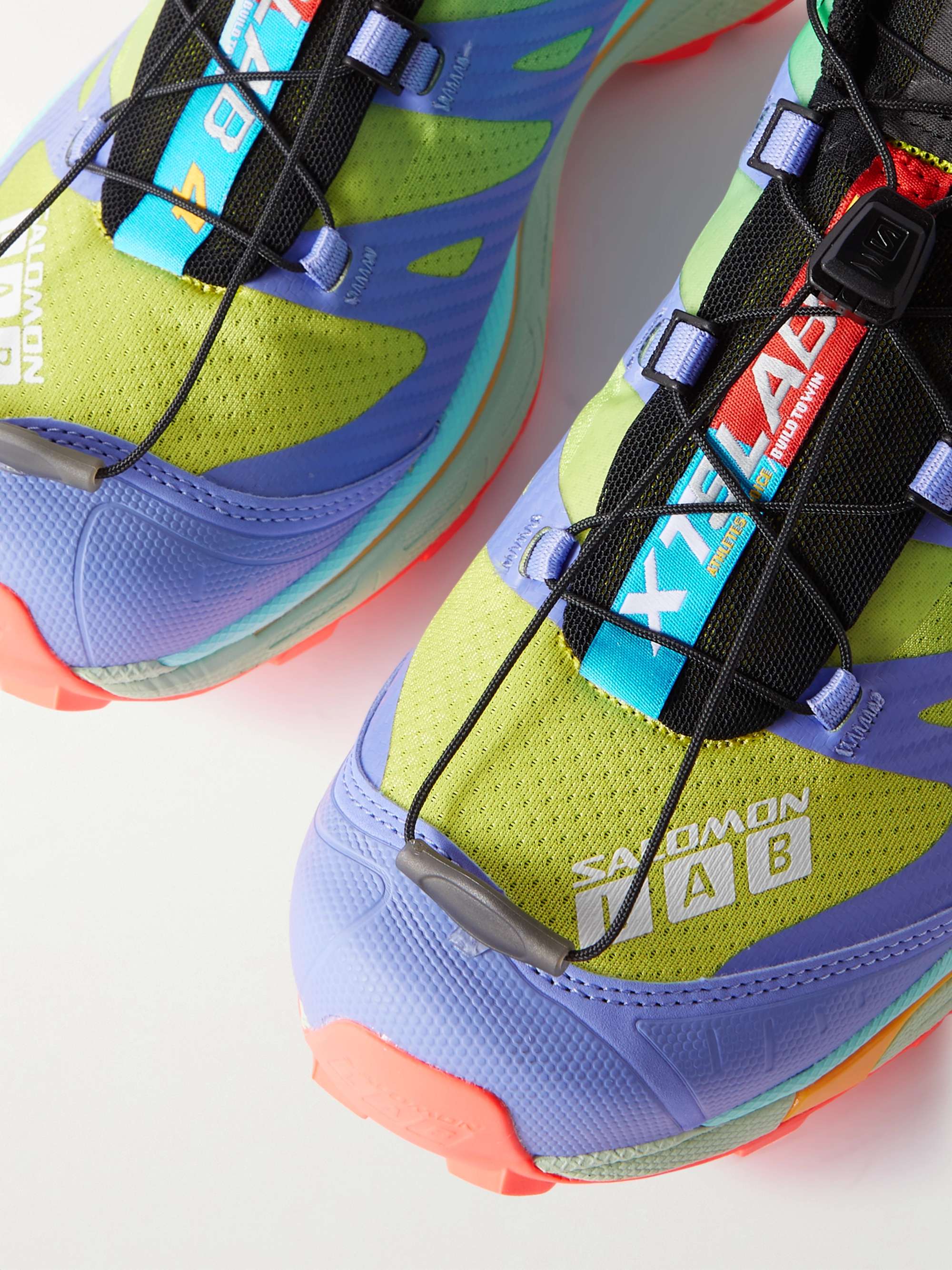 SALOMON XT-4 TPU-Trimmed Mesh Running Sneakers