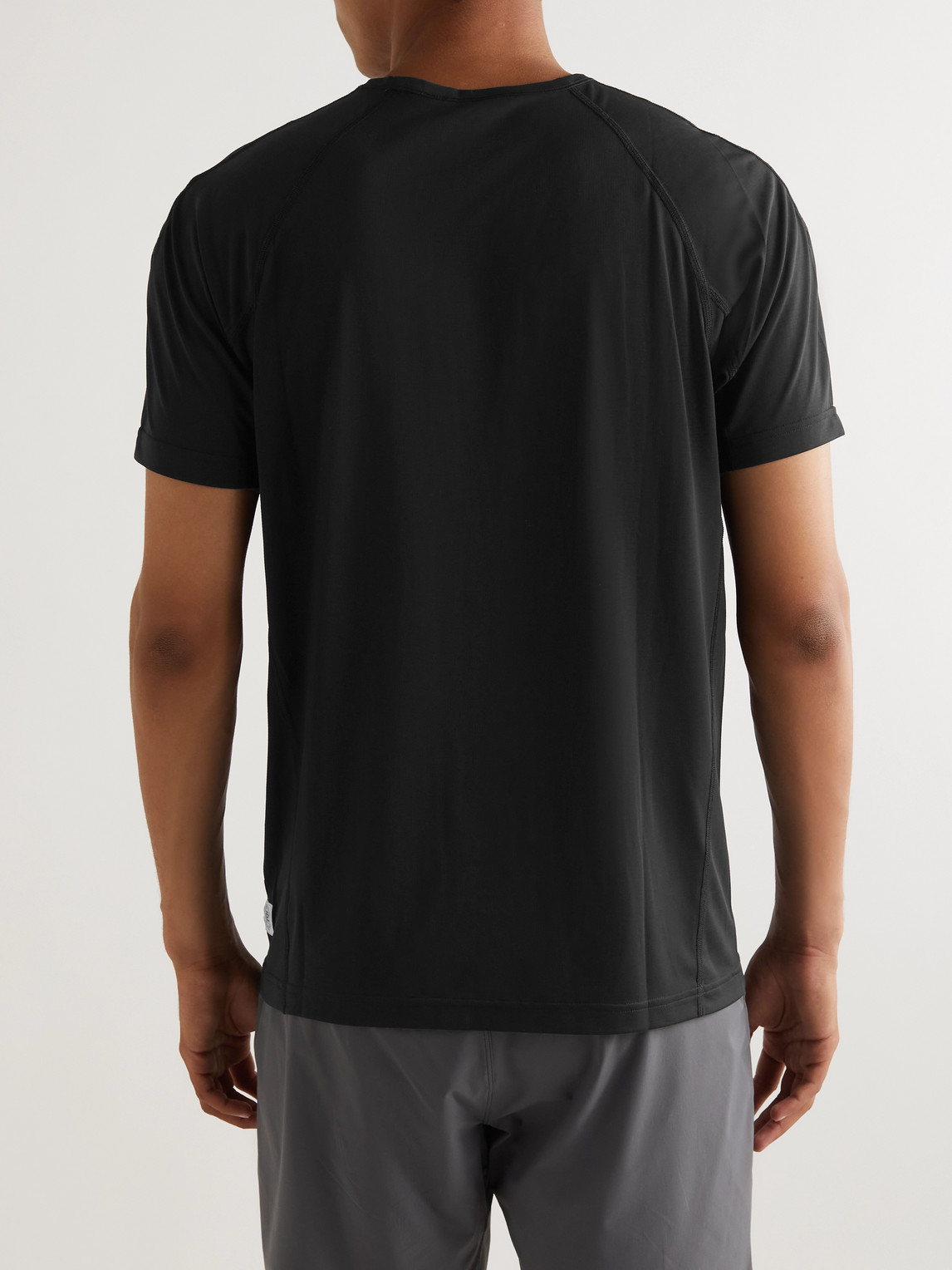 Shop Reigning Champ Deltapeak Mesh Training T-shirt In Black